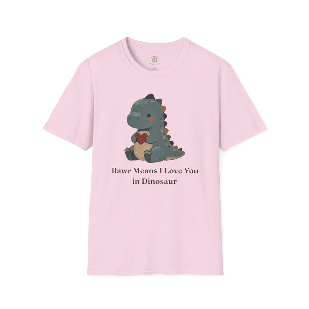 Rawr Means I Love You T-Shirt — Cute Dinosaur Love Graphic Tee