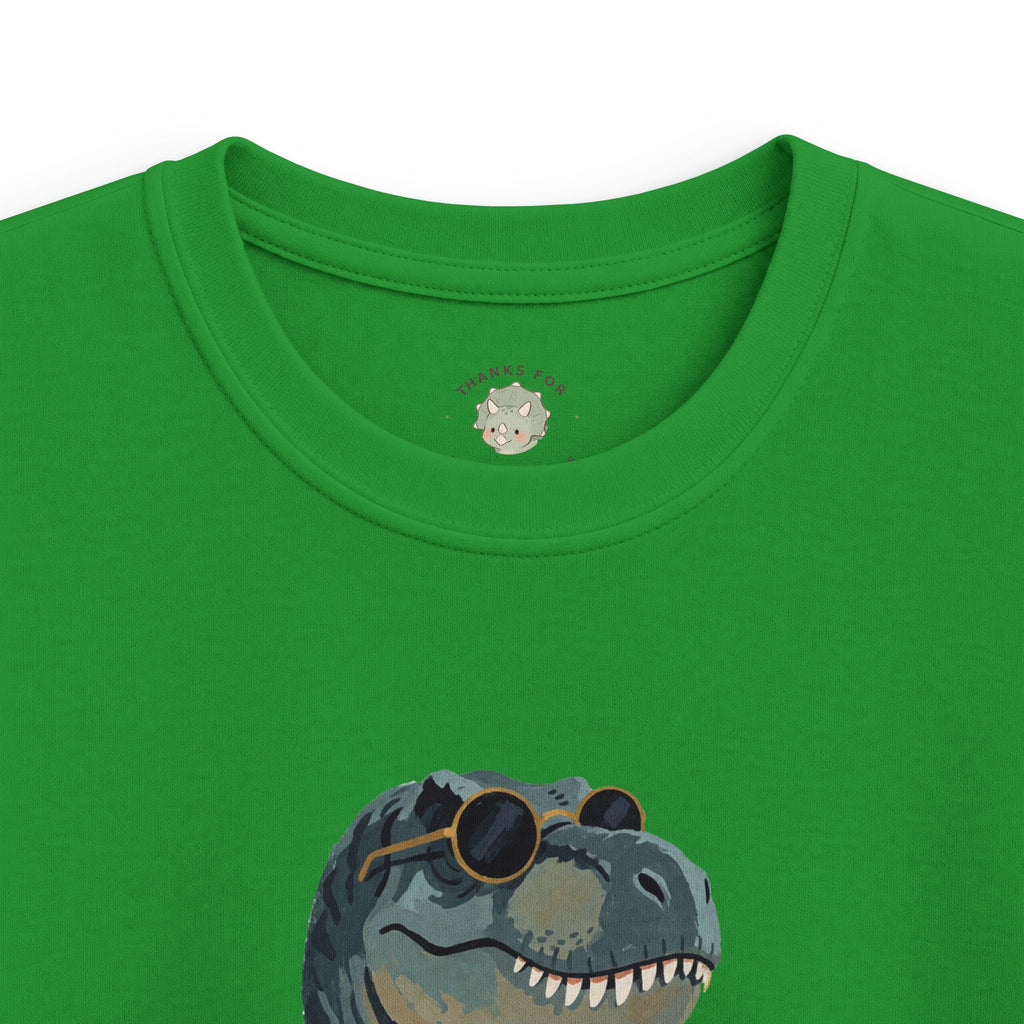 Kids Big Dino Energy T-Shirt — Funny Confident Cool Dinosaur Graphic Tee