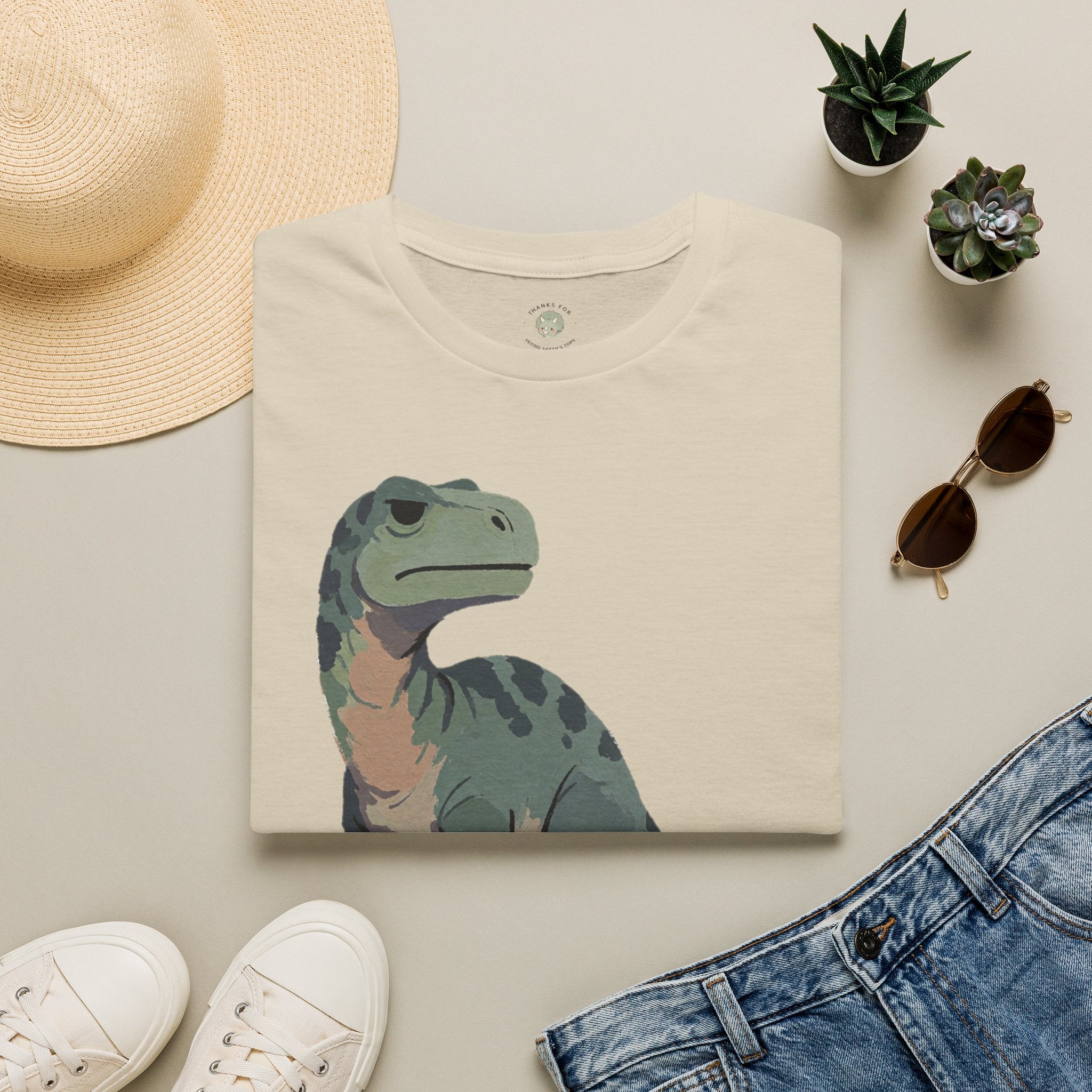Emotionally Extinct T-Shirt — Funny Deadpan Dinosaur Graphic Tee