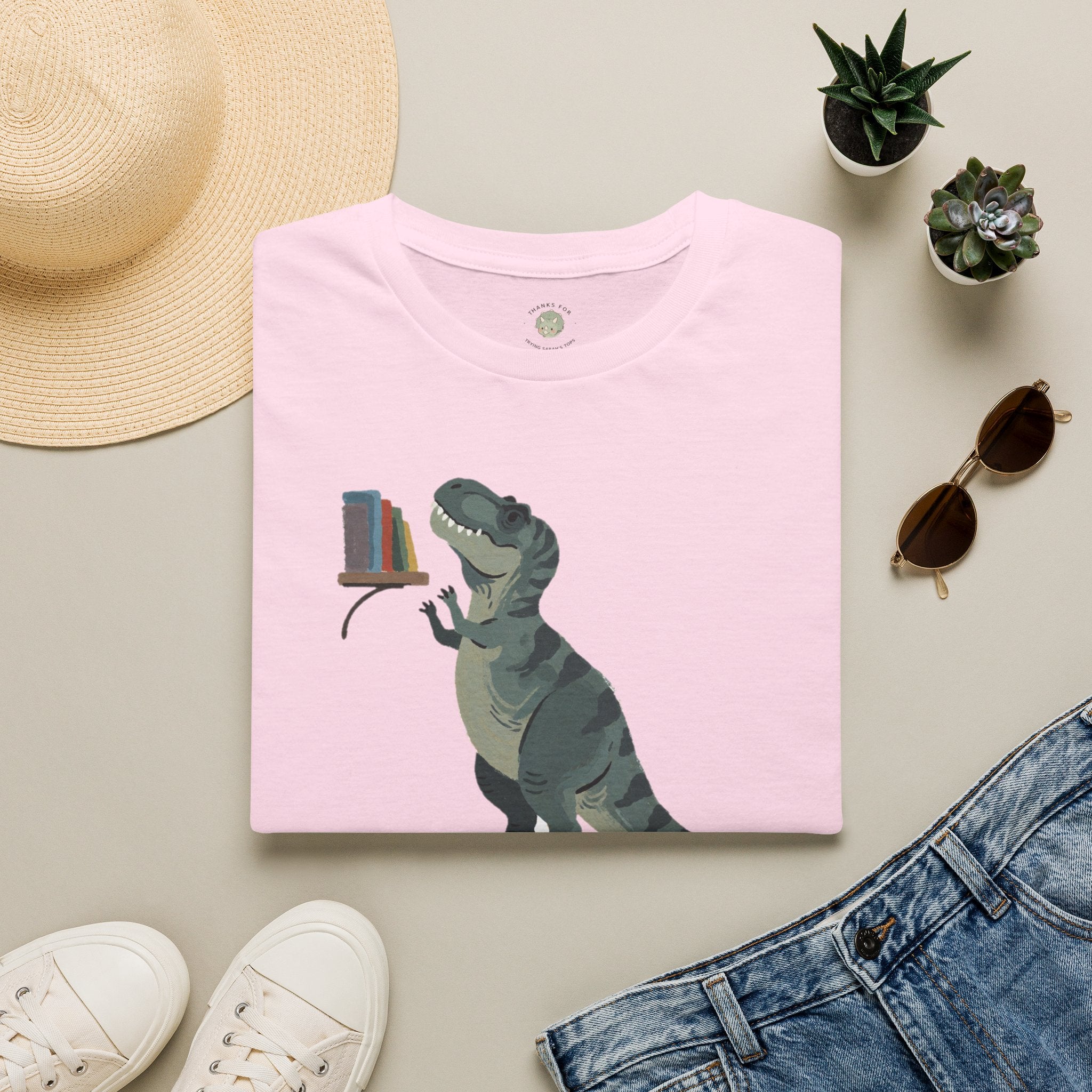 Short Arms, Big Dreams T-Shirt — Funny Motivational T-Rex Graphic Tee