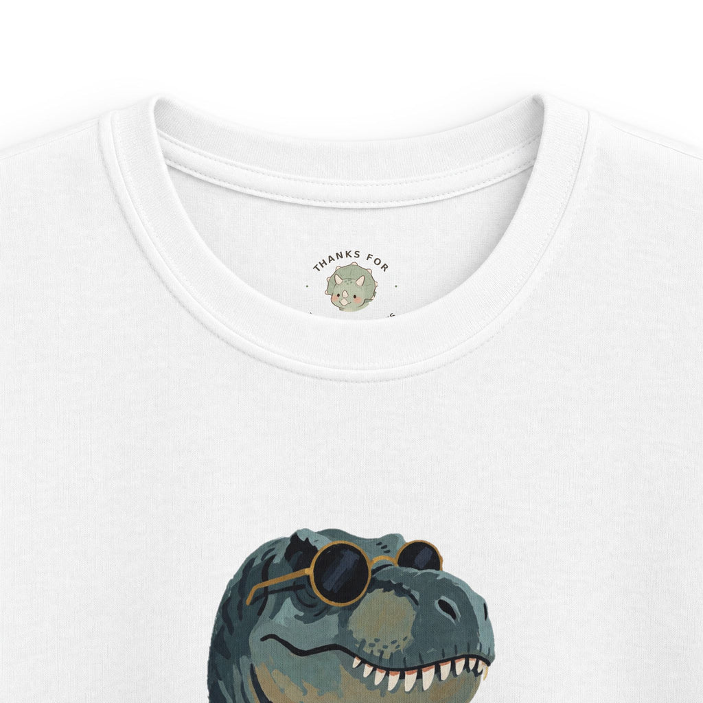 Kids Big Dino Energy T-Shirt — Funny Confident Cool Dinosaur Graphic Tee