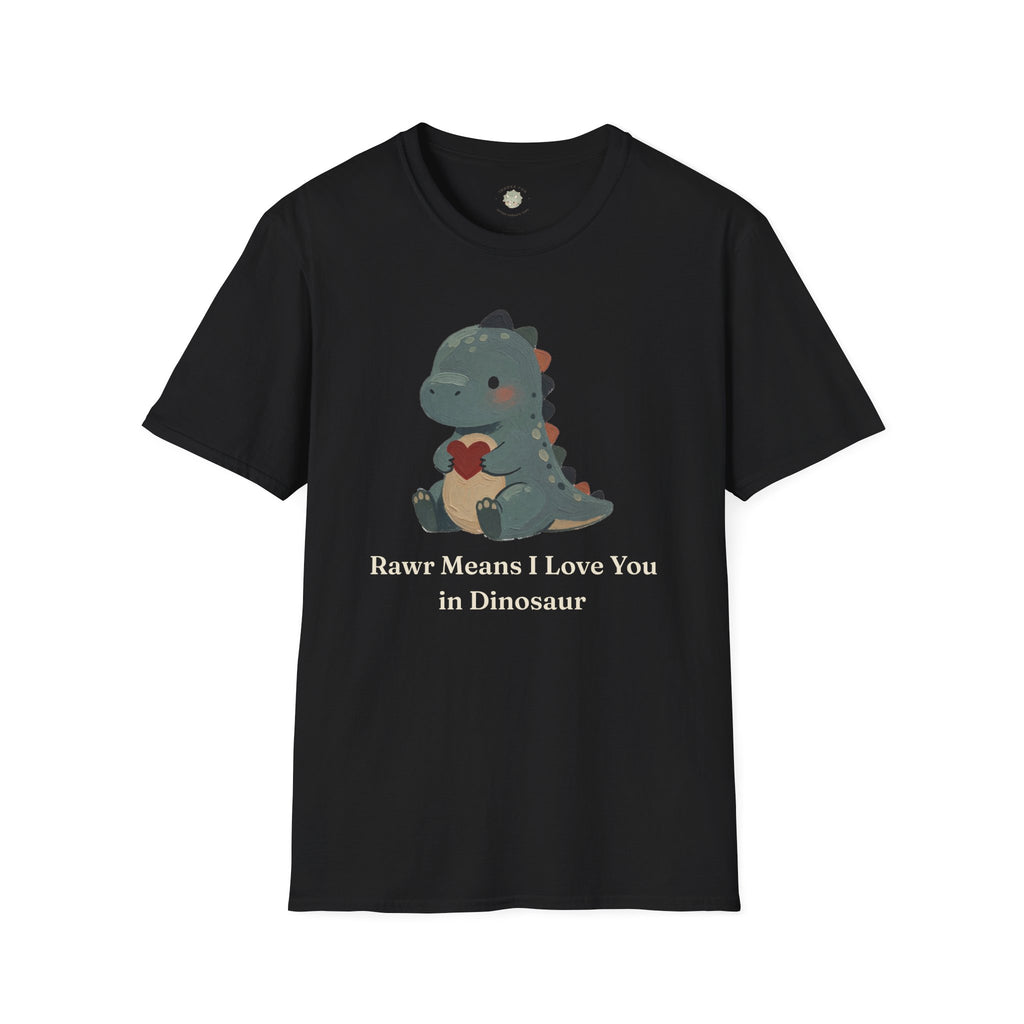 Rawr Means I Love You T-Shirt — Cute Dinosaur Love Graphic Tee