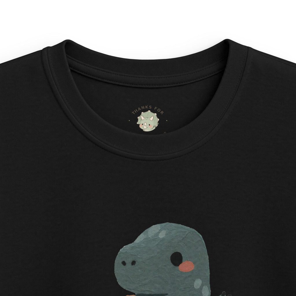 Kids Rawrkward T-Shirt — Funny Awkward Shy Dinosaur Graphic Tee