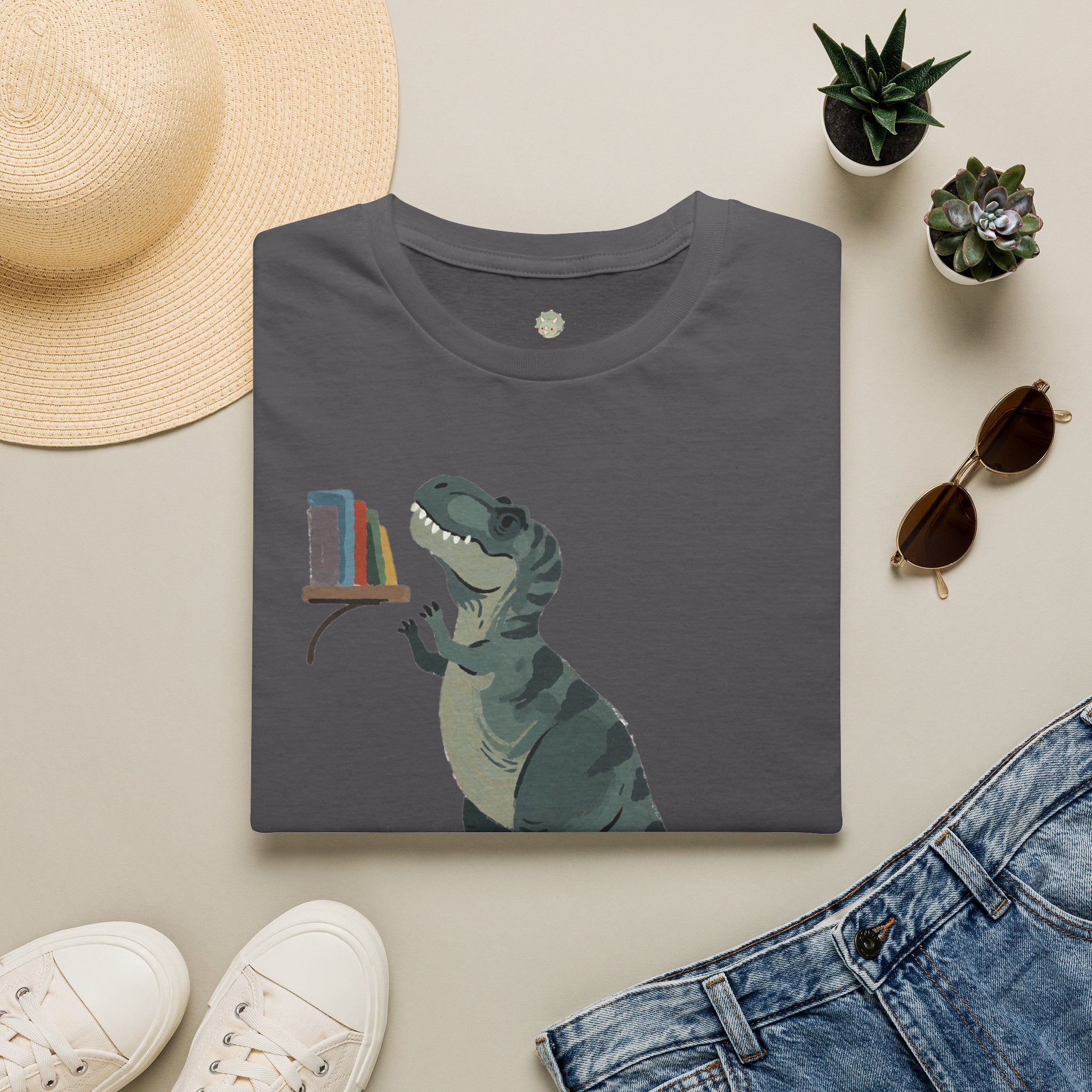Short Arms, Big Dreams T-Shirt — Funny Motivational T-Rex Graphic Tee