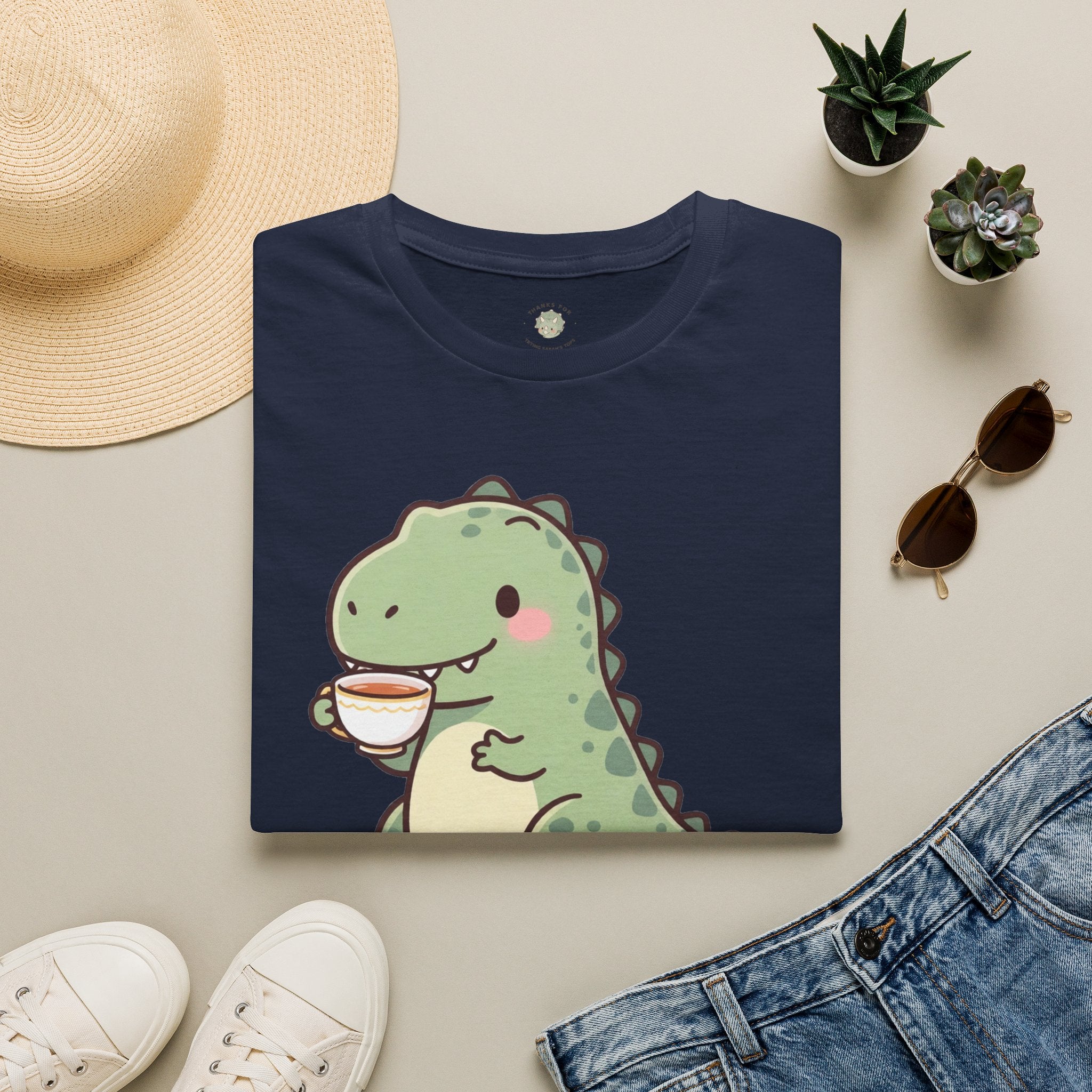 Tea Rex T-Shirt — Cute Dinosaur Tea Lover Graphic Tee