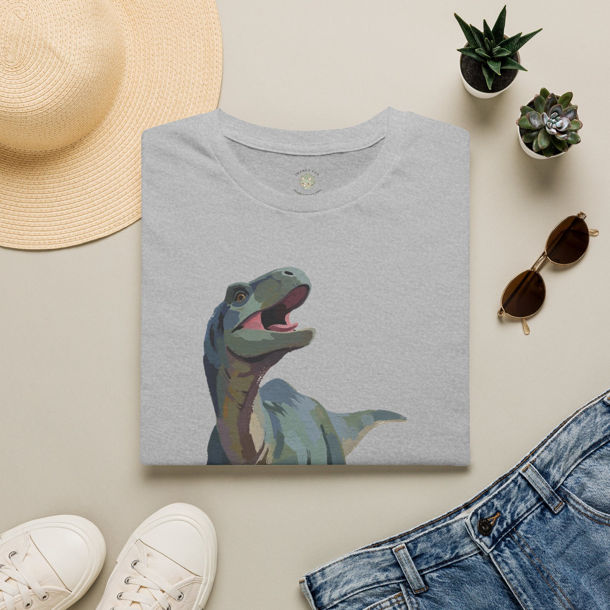 Prehysterical T-Shirt — Funny Laughing Dinosaur Pun Graphic Tee