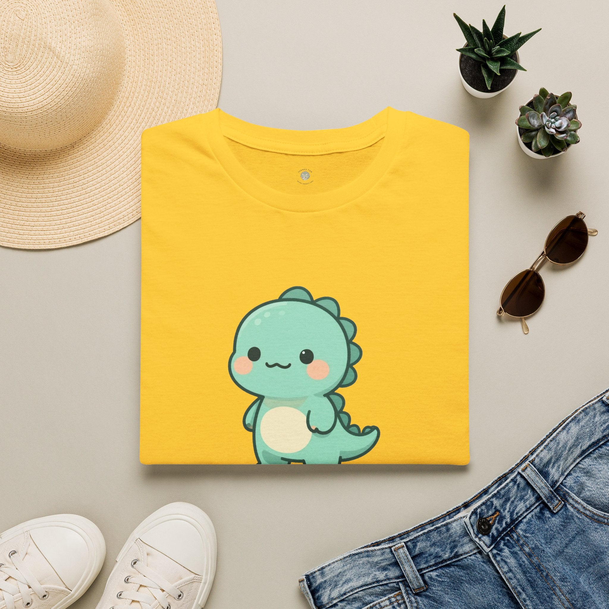 Personalized Boy Dinosaur T-Shirt — Custom Name Dino Tee