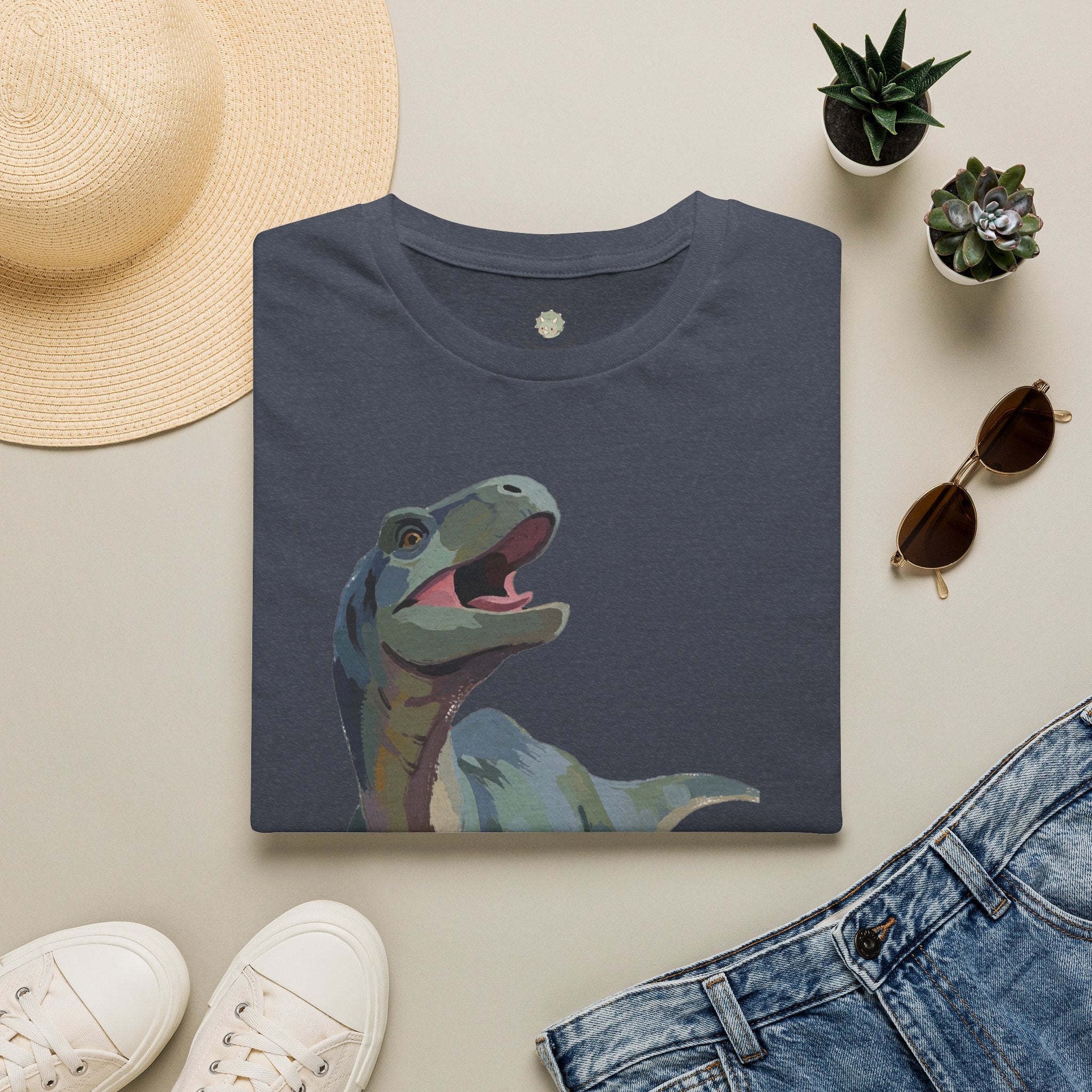 Prehysterical T-Shirt — Funny Laughing Dinosaur Pun Graphic Tee