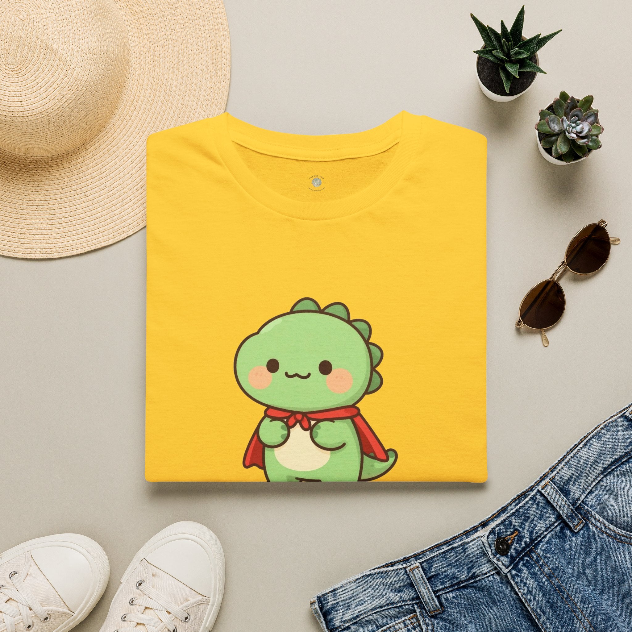 Personalized Big Brother Dinosaur T-Shirt — Custom Name Tee