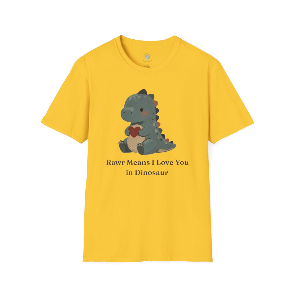 Rawr Means I Love You T-Shirt — Cute Dinosaur Love Graphic Tee