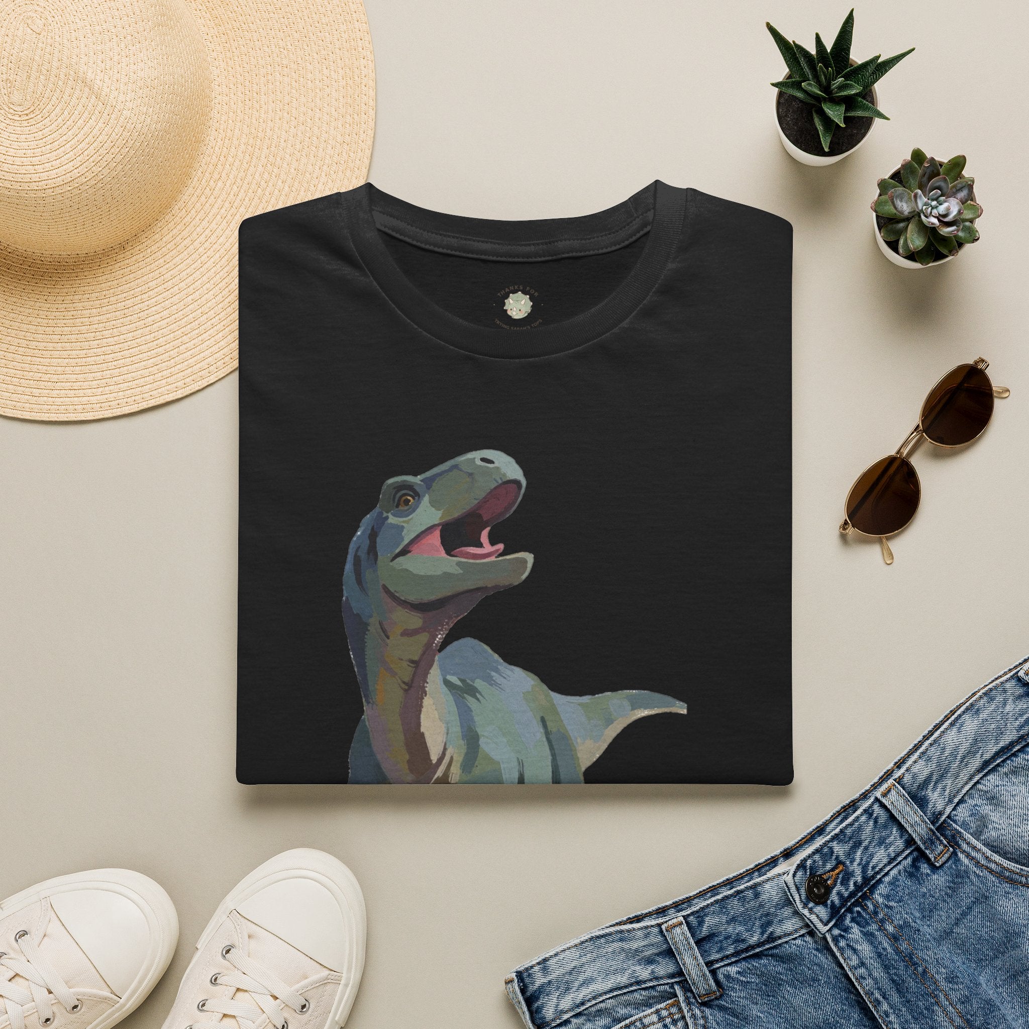 Prehysterical T-Shirt — Funny Laughing Dinosaur Pun Graphic Tee