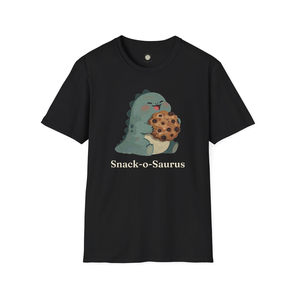 Snack-o-Saurus T-Shirt — Cute Cookie Dinosaur Snack Graphic Tee