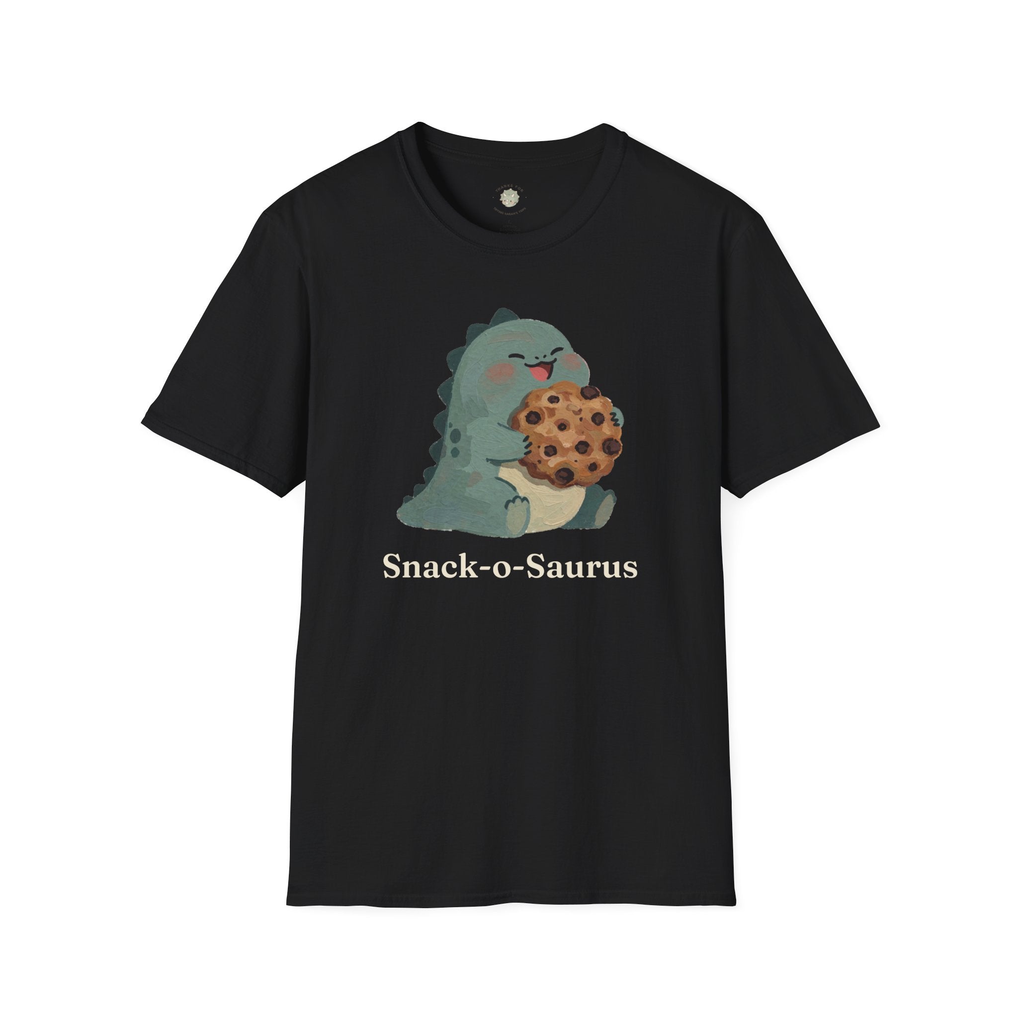 Snack-o-Saurus T-Shirt — Cute Cookie Dinosaur Snack Graphic Tee