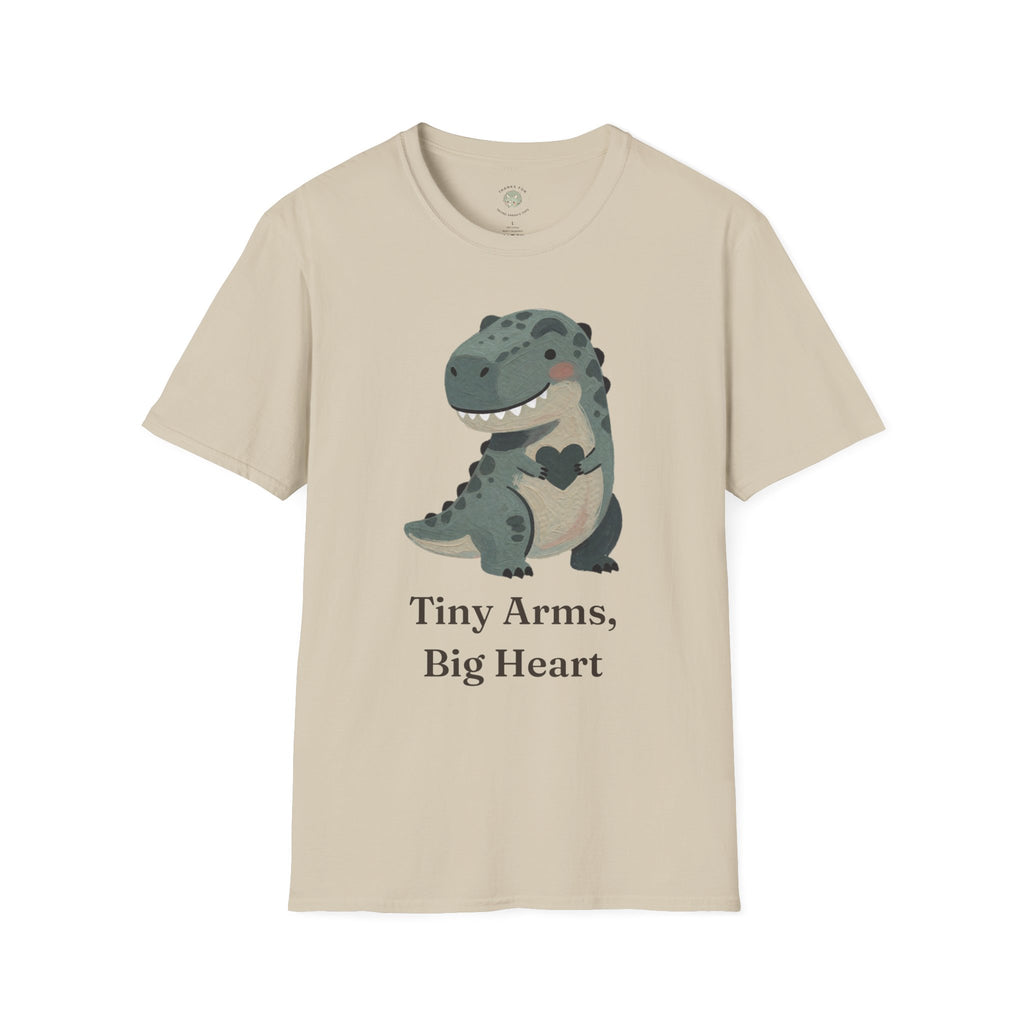 Tiny Arms, Big Heart T-Shirt — Cute Sweet T-Rex Love Graphic Tee