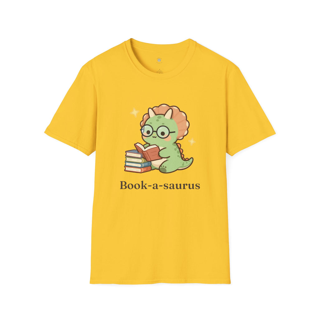 Book-a-saurus T-Shirt — Cute Reading Dinosaur Book Lover Graphic Tee