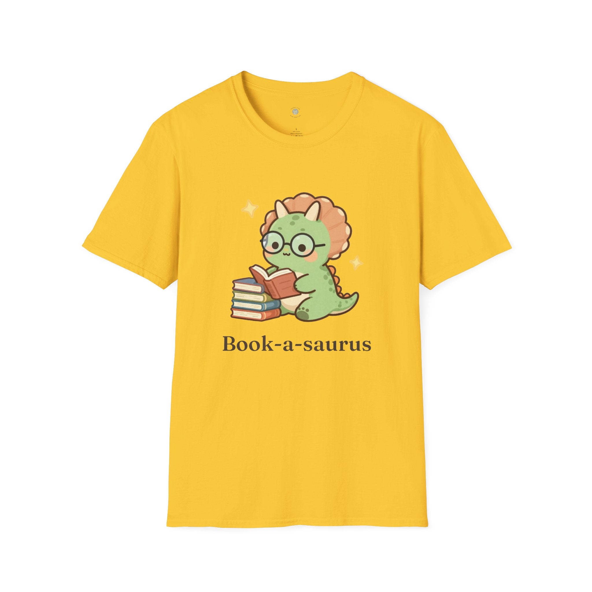 Book-a-saurus T-Shirt — Cute Reading Dinosaur Book Lover Graphic Tee