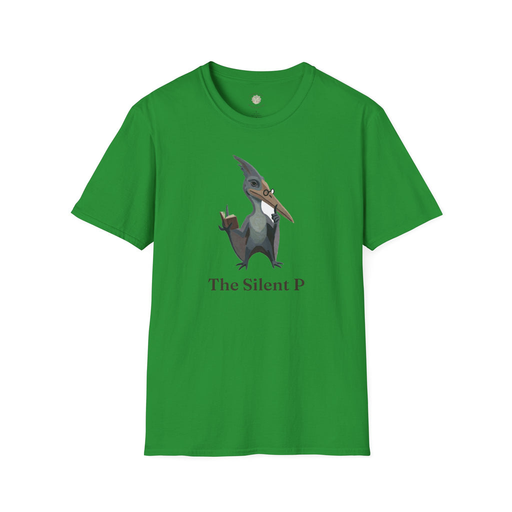 The Silent P T-Shirt — Funny Pterodactyl Grammar Pun Graphic Tee
