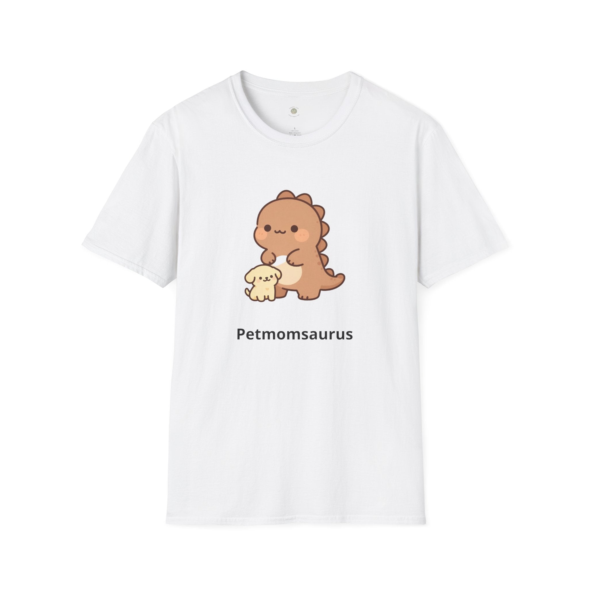 Personalized Fur Parent Dinosaur T-Shirt — Custom Name Pet Lover Tee