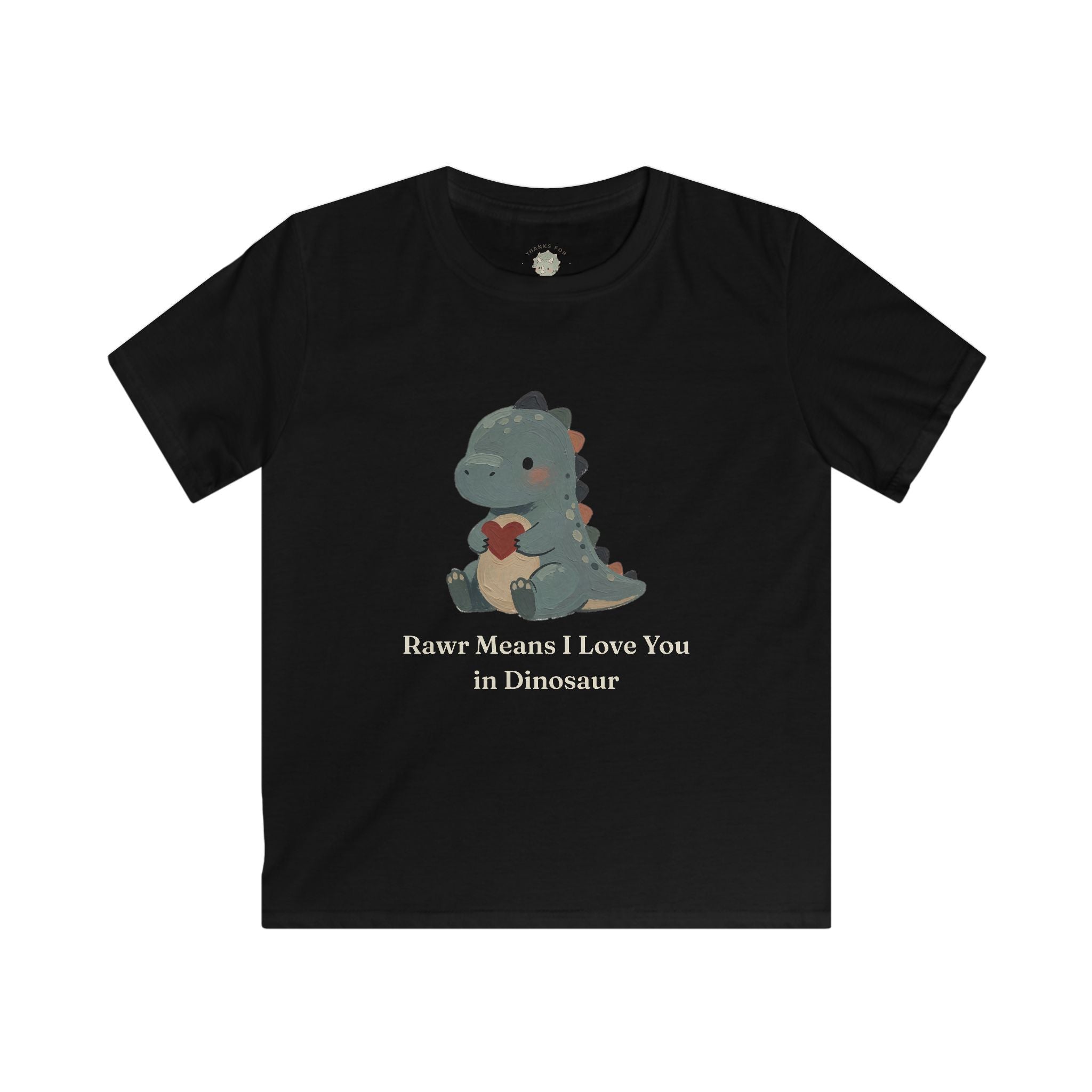 Kids Rawr Means I Love You T-Shirt — Cute Dinosaur Love Graphic Tee