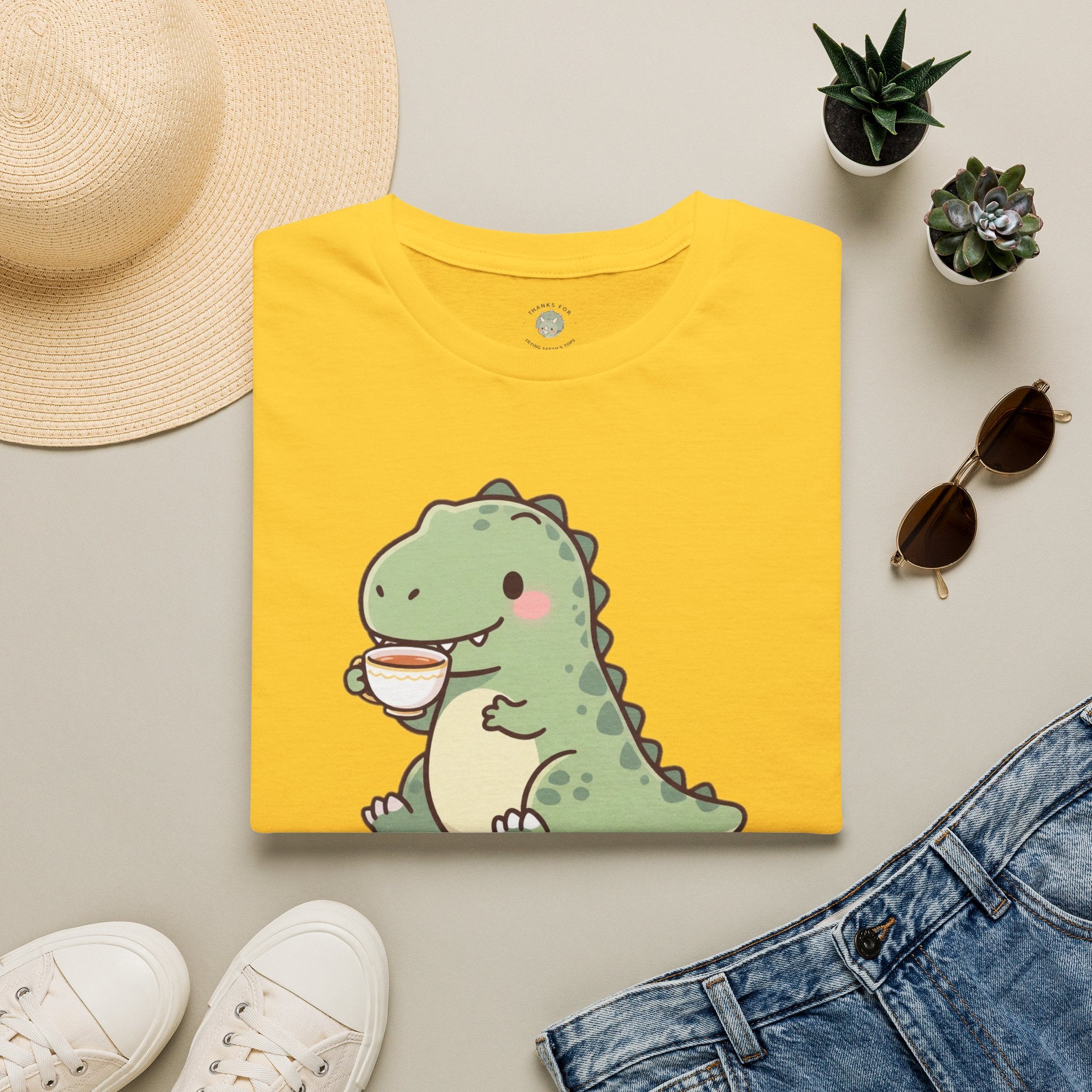 Tea Rex T-Shirt — Cute Dinosaur Tea Lover Graphic Tee