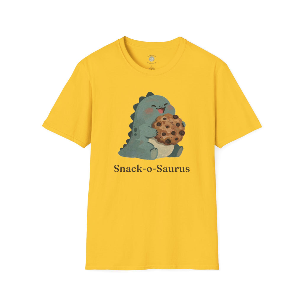 Snack-o-Saurus T-Shirt — Cute Cookie Dinosaur Snack Graphic Tee