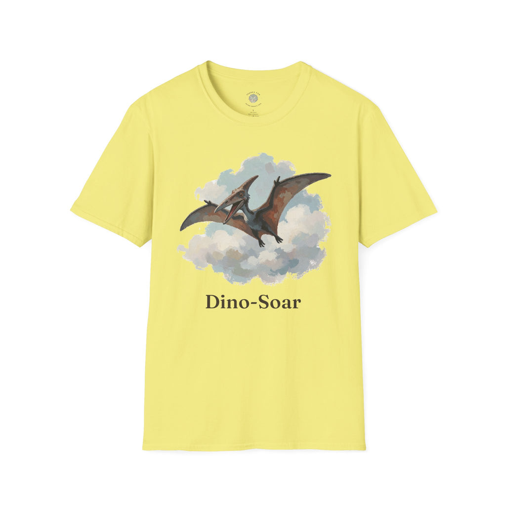 Dino-Soar T-Shirt — Cute Flying Pterodactyl Pun Graphic Tee
