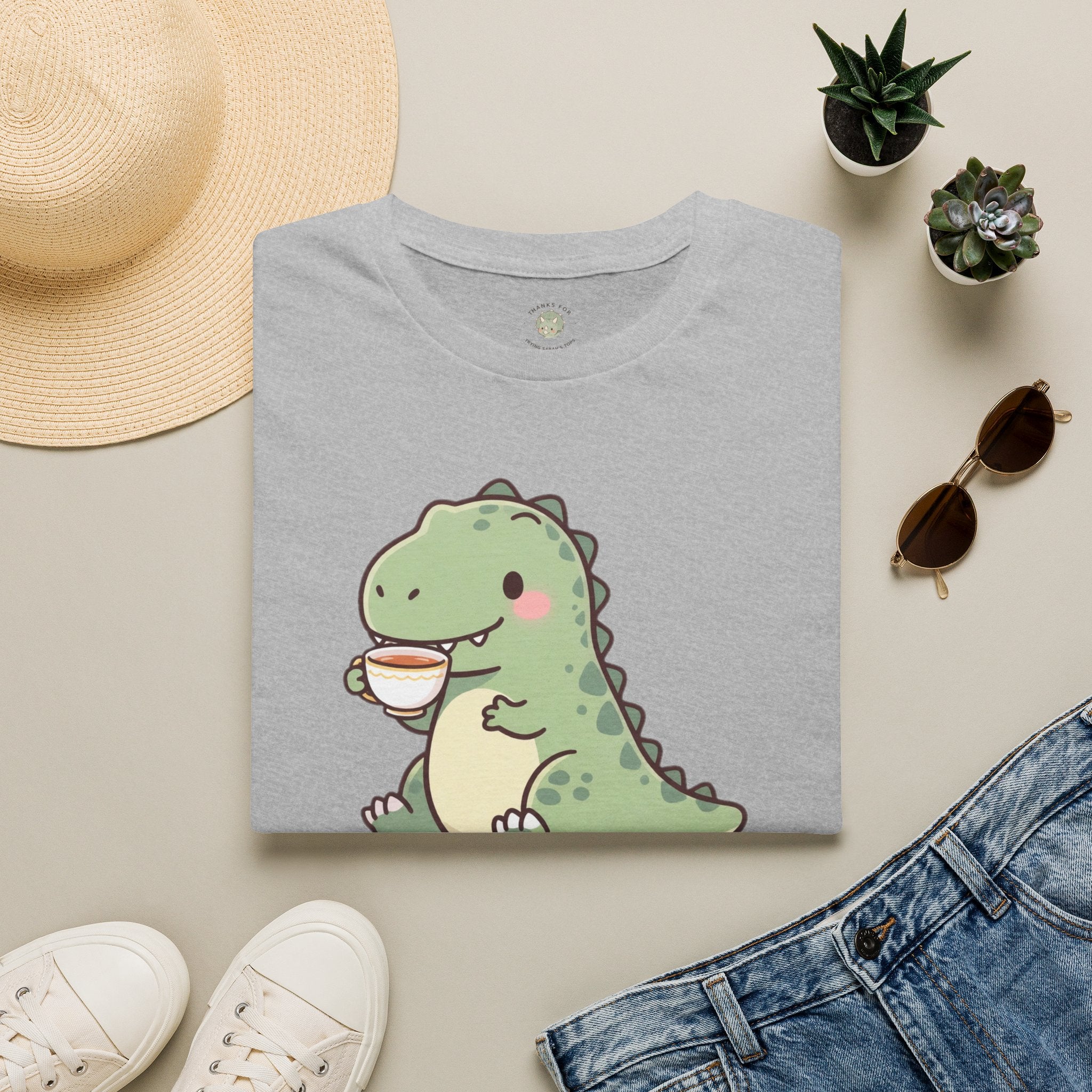 Tea Rex T-Shirt — Cute Dinosaur Tea Lover Graphic Tee