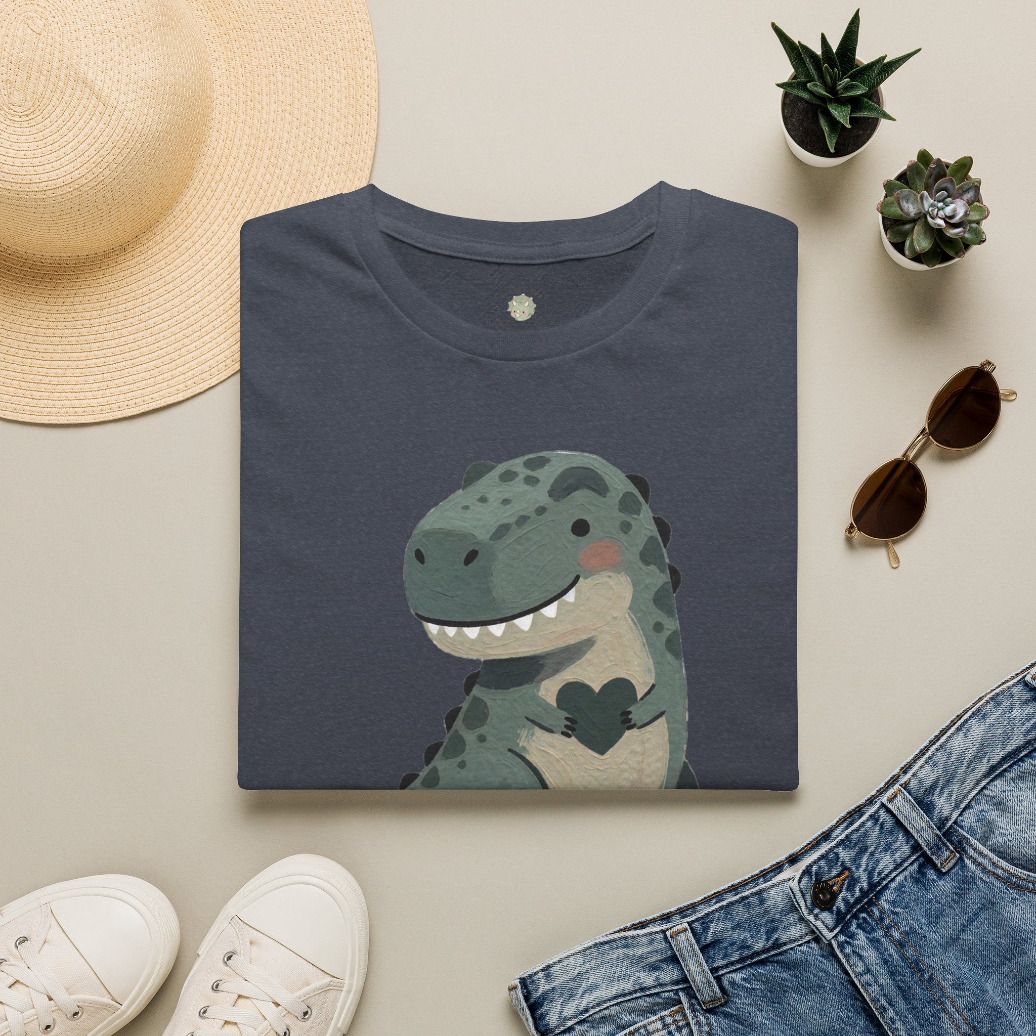 Tiny Arms, Big Heart T-Shirt — Cute Sweet T-Rex Love Graphic Tee