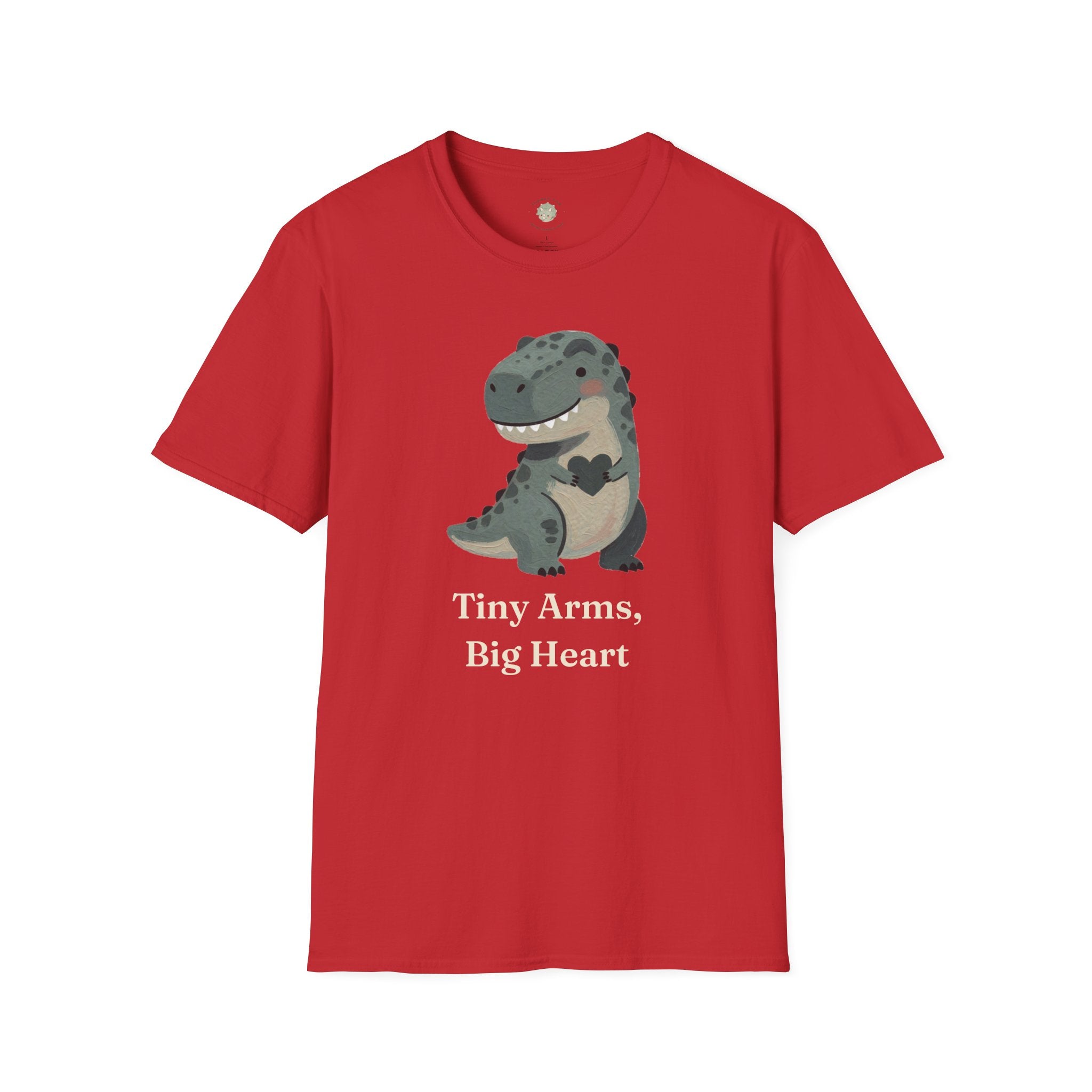 Tiny Arms, Big Heart T-Shirt — Cute Sweet T-Rex Love Graphic Tee