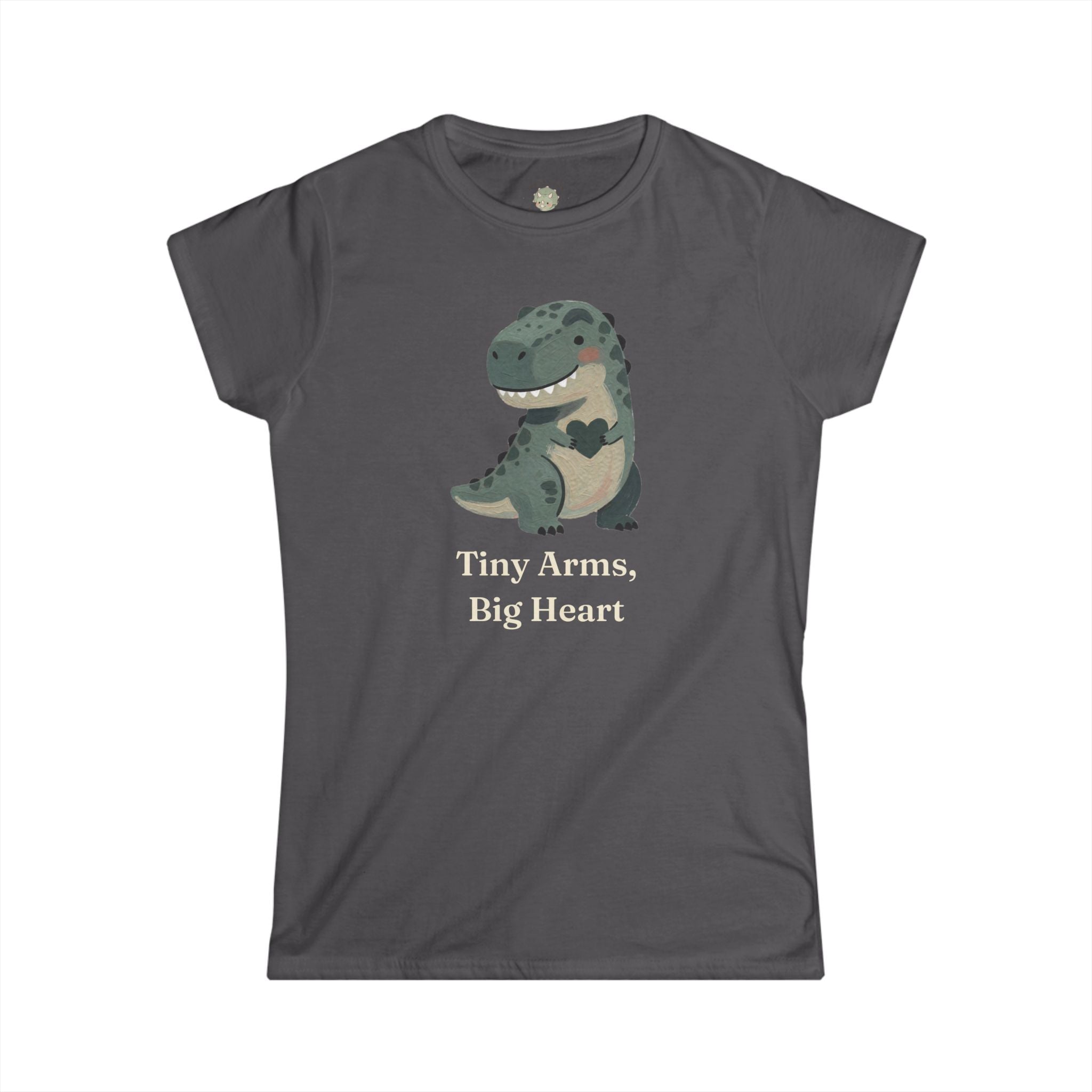 Tiny Arms, Big Heart T-Shirt — Cute Sweet T-Rex Love Graphic Tee