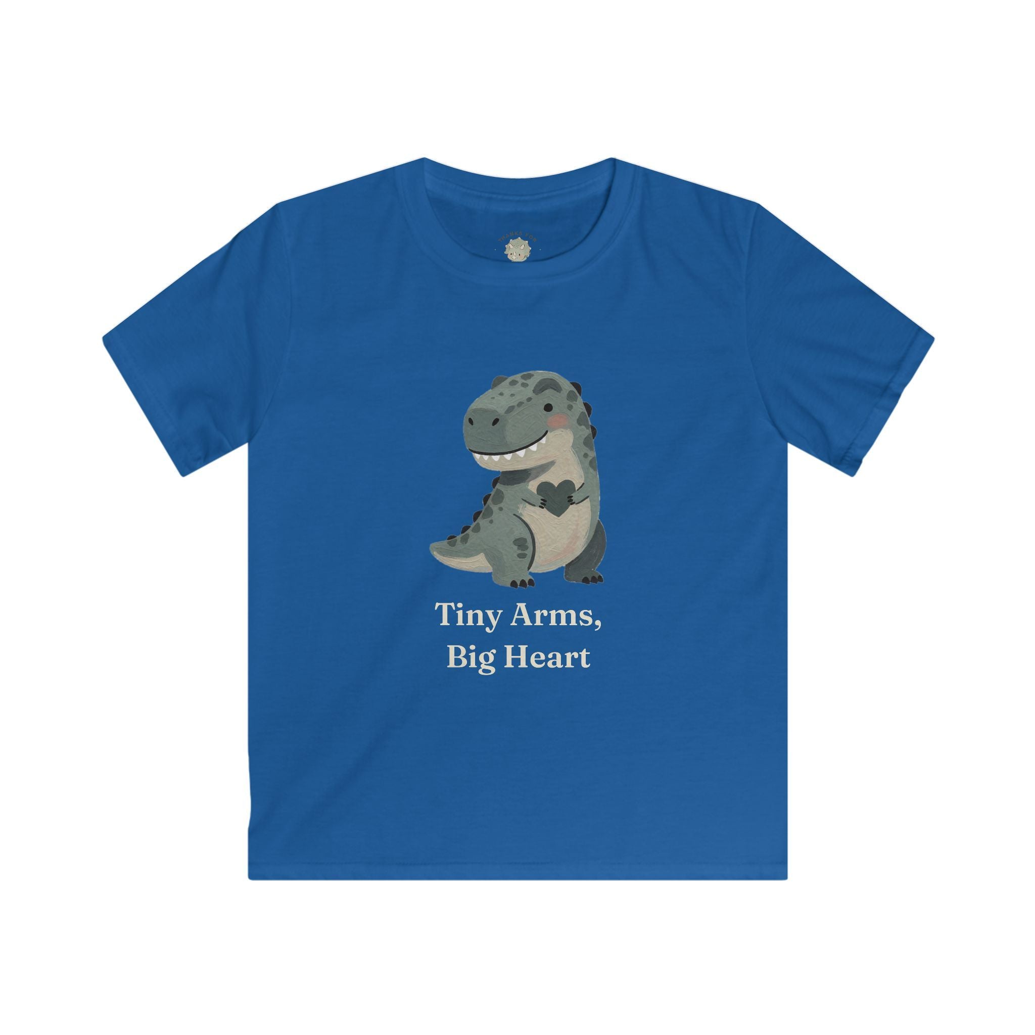 Kids Tiny Arms, Big Heart T-Shirt — Cute Sweet T-Rex Love Graphic Tee
