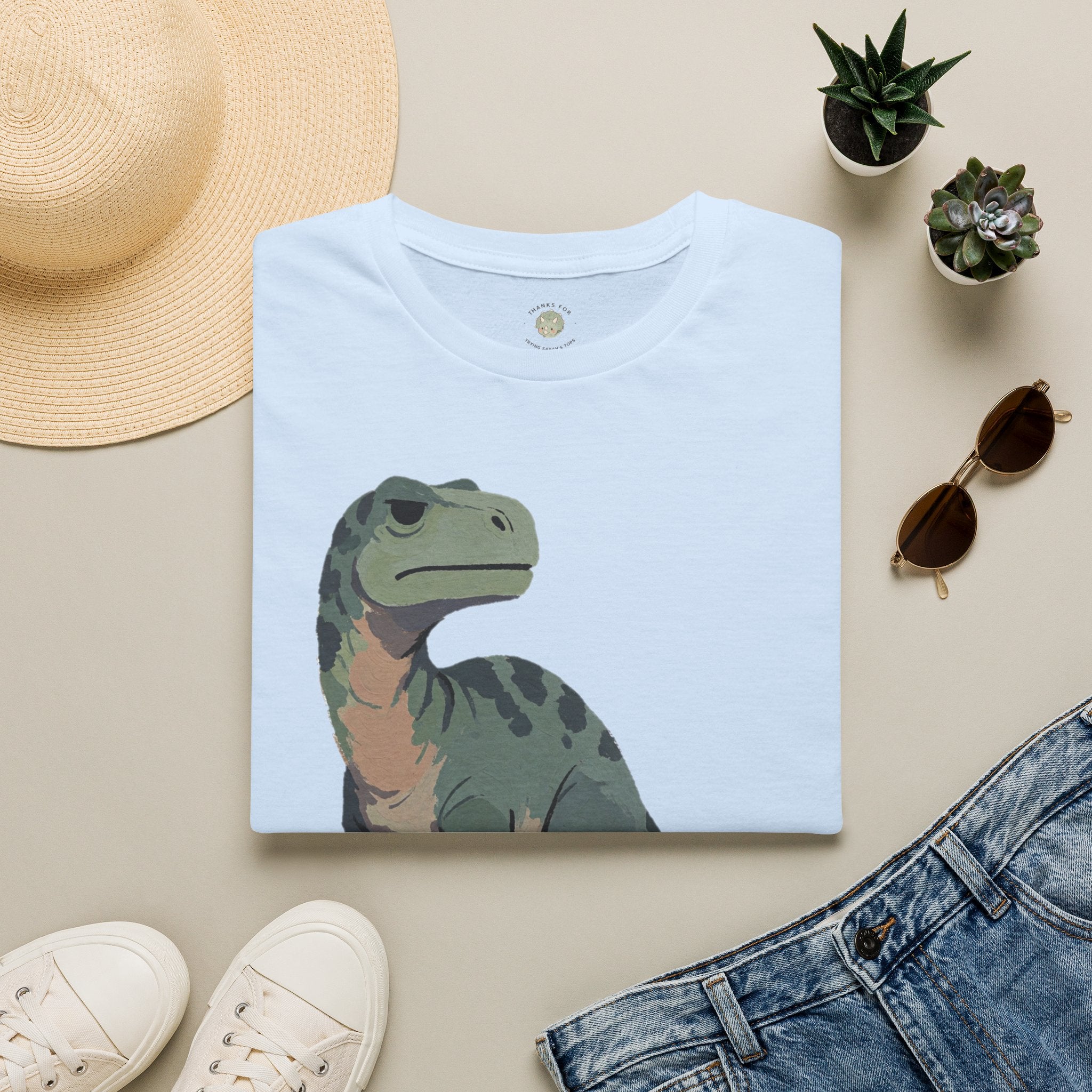Emotionally Extinct T-Shirt — Funny Deadpan Dinosaur Graphic Tee