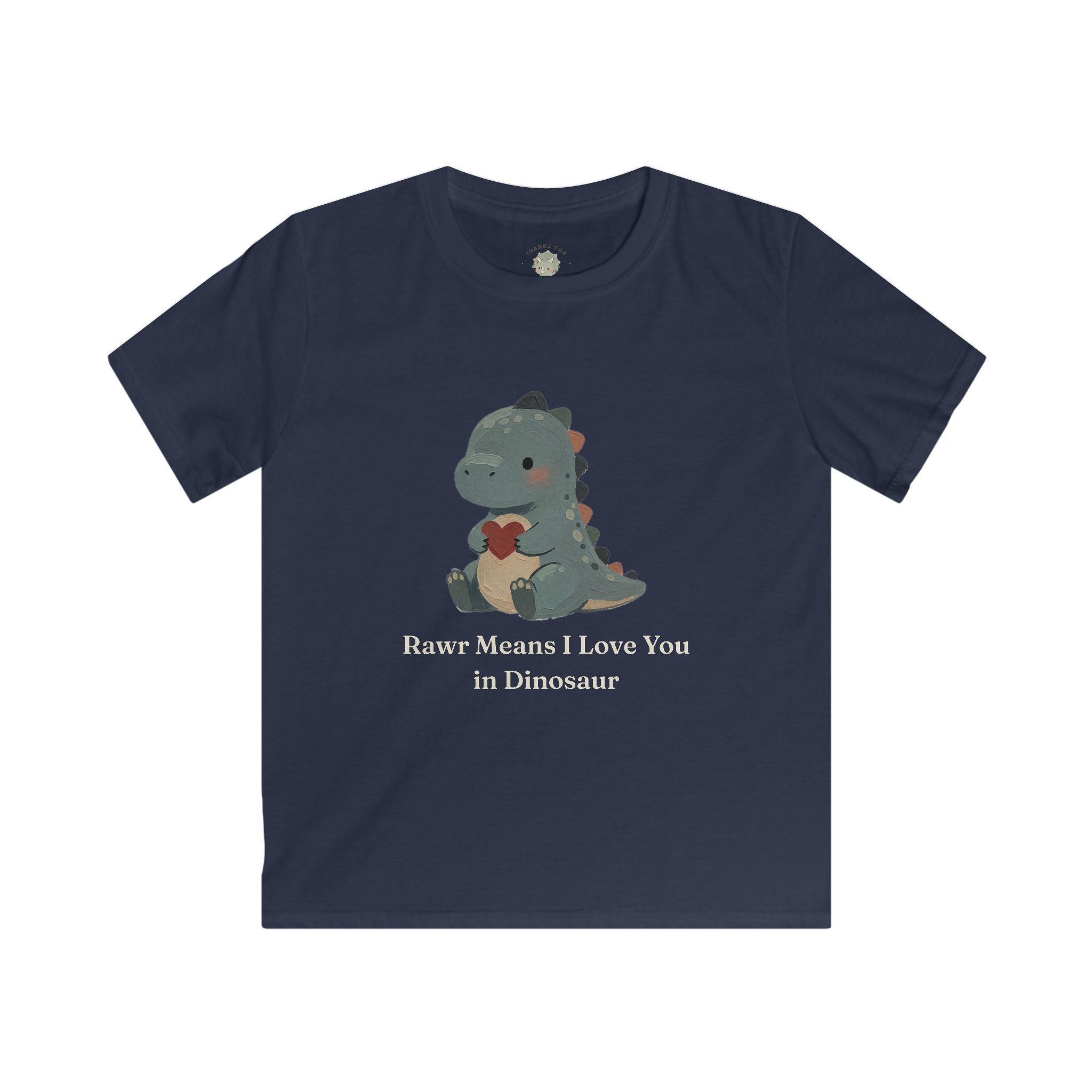 Kids Rawr Means I Love You T-Shirt — Cute Dinosaur Love Graphic Tee