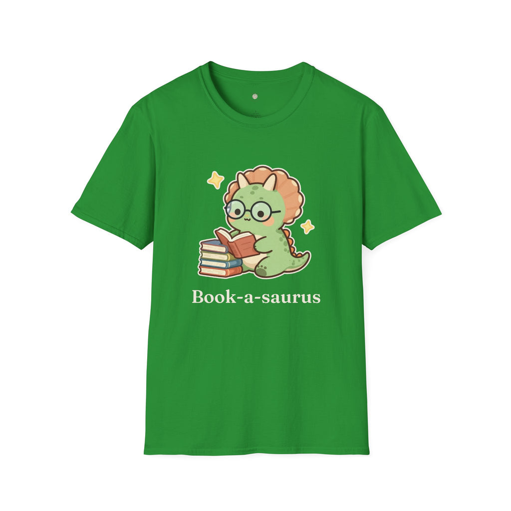 Book-a-saurus T-Shirt — Cute Reading Dinosaur Book Lover Graphic Tee