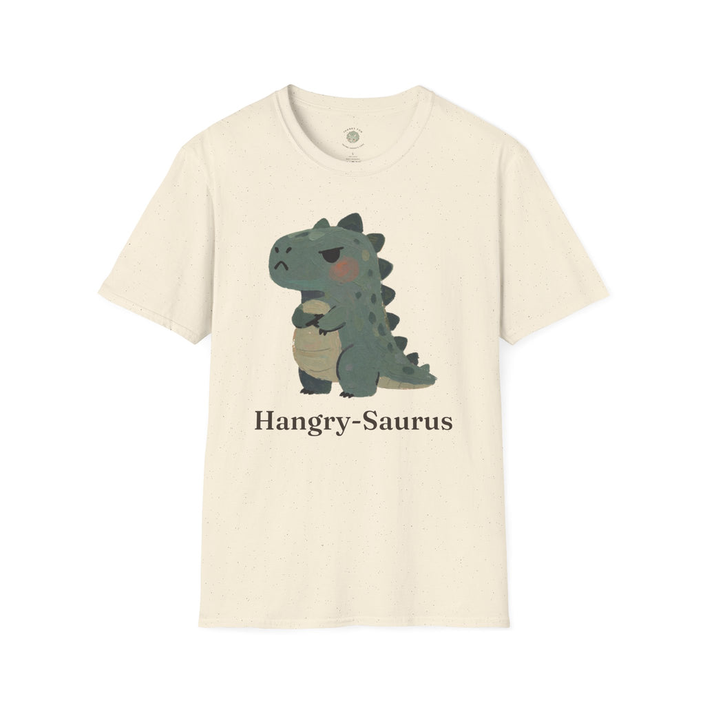 Hangry-Saurus T-Shirt — Funny Hungry Grumpy Dinosaur Graphic Tee