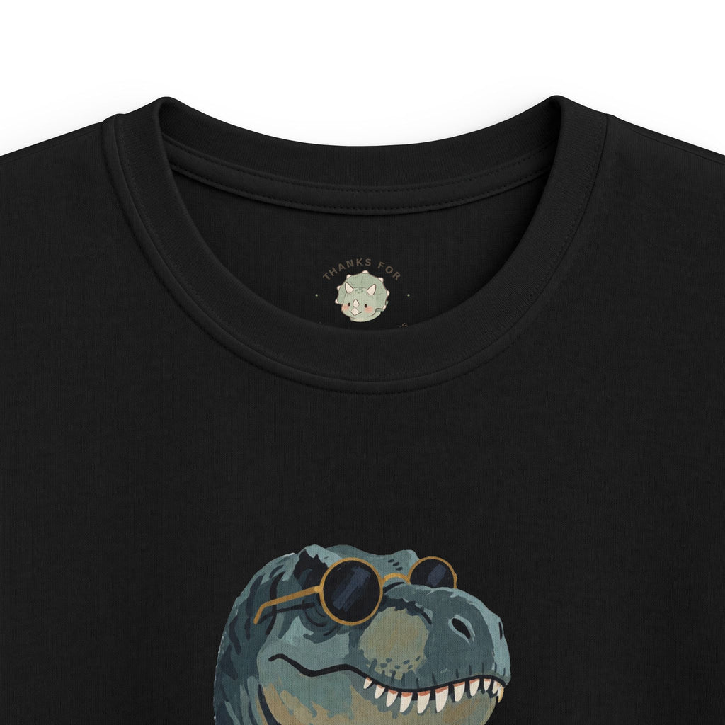 Kids Big Dino Energy T-Shirt — Funny Confident Cool Dinosaur Graphic Tee