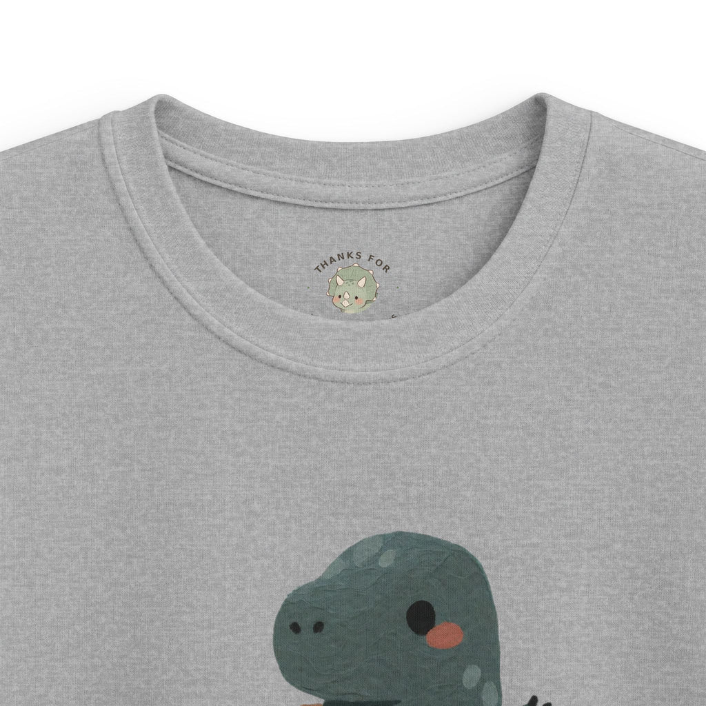 Kids Rawrkward T-Shirt — Funny Awkward Shy Dinosaur Graphic Tee