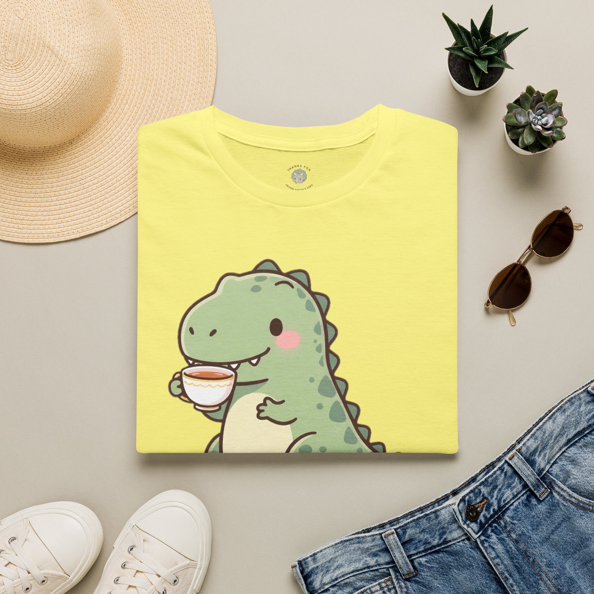 Tea Rex T-Shirt — Cute Dinosaur Tea Lover Graphic Tee