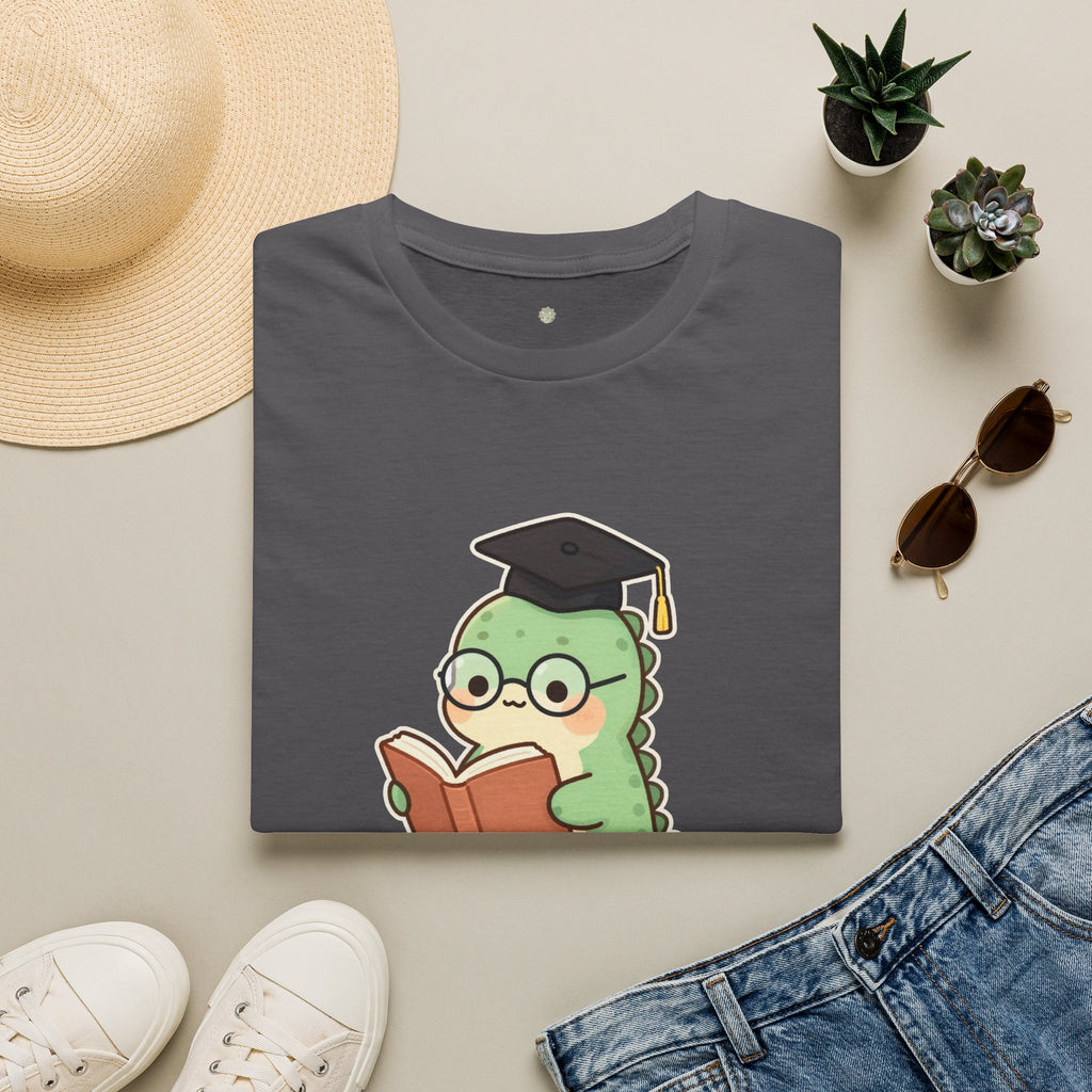 Thesaurus T-Shirt — Cute Word Nerd Dinosaur Grammar Pun Graphic Tee