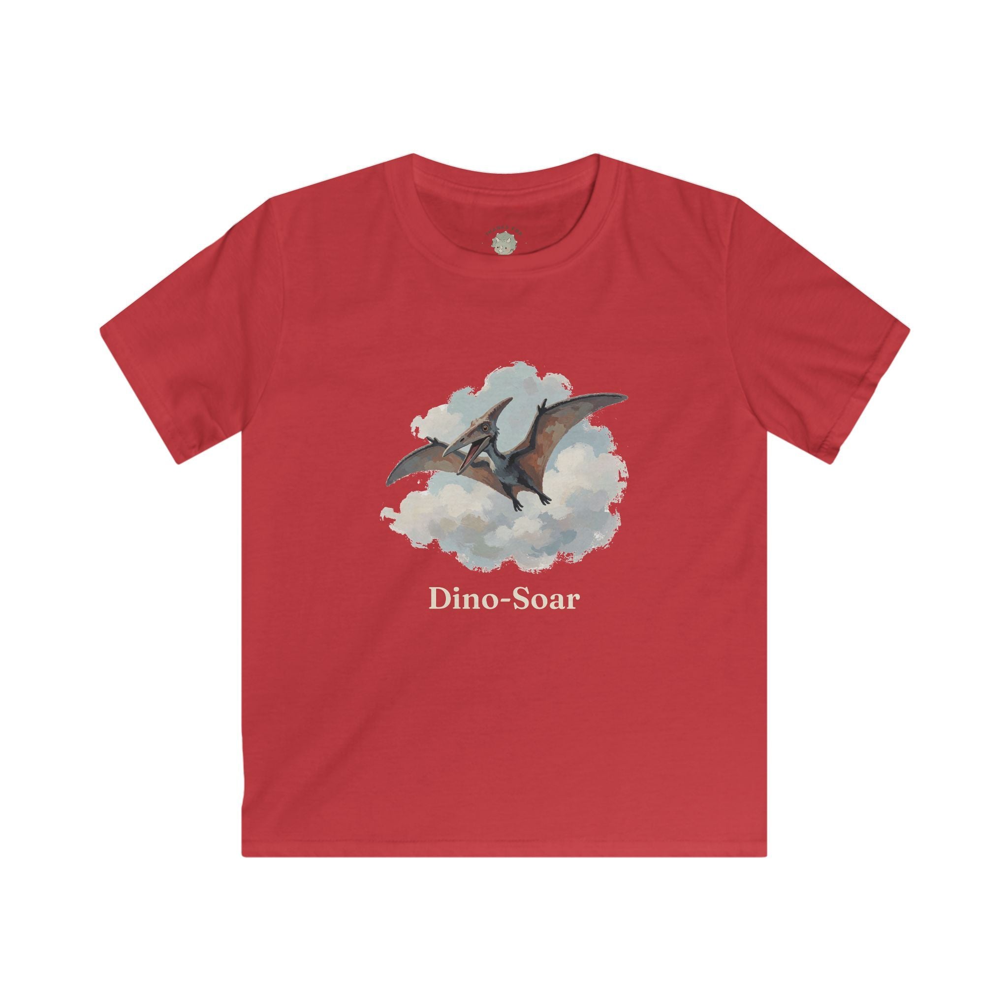 Kids Dino-Soar T-Shirt — Cute Flying Pterodactyl Pun Graphic Tee