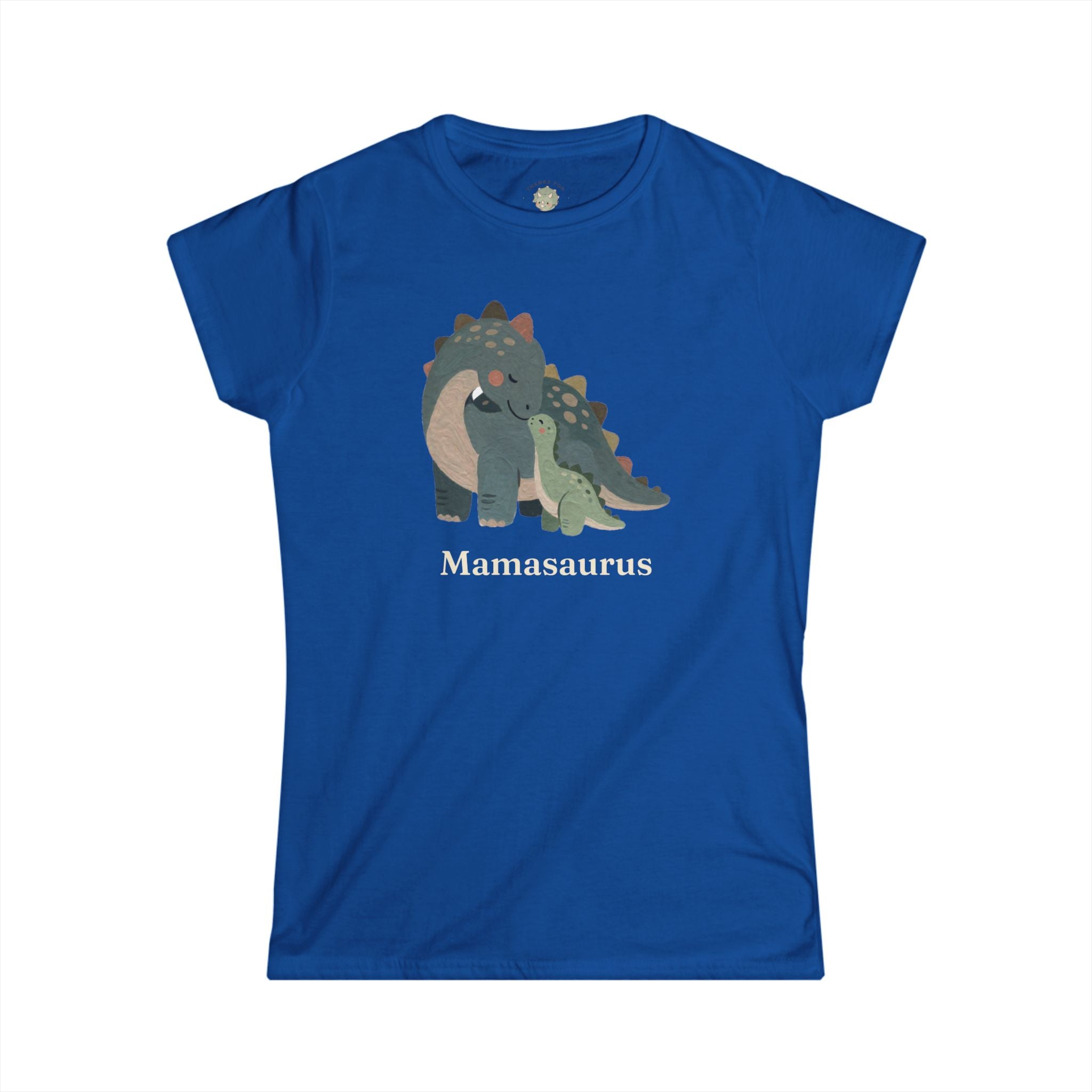 Women's Mamasaurus T-Shirt — Cute Dinosaur Mom Mother's Day Graphic Tee