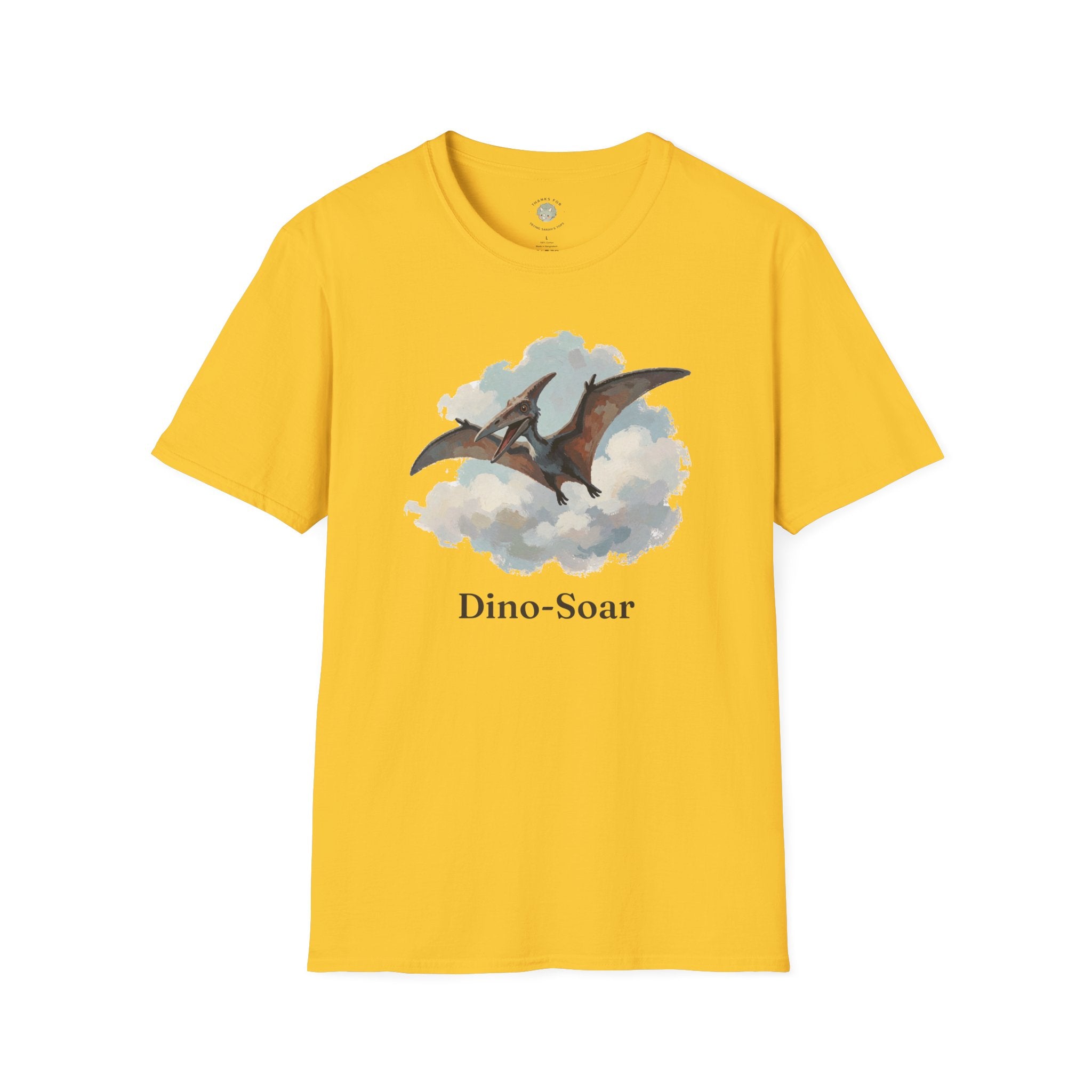 Dino-Soar T-Shirt — Cute Flying Pterodactyl Pun Graphic Tee
