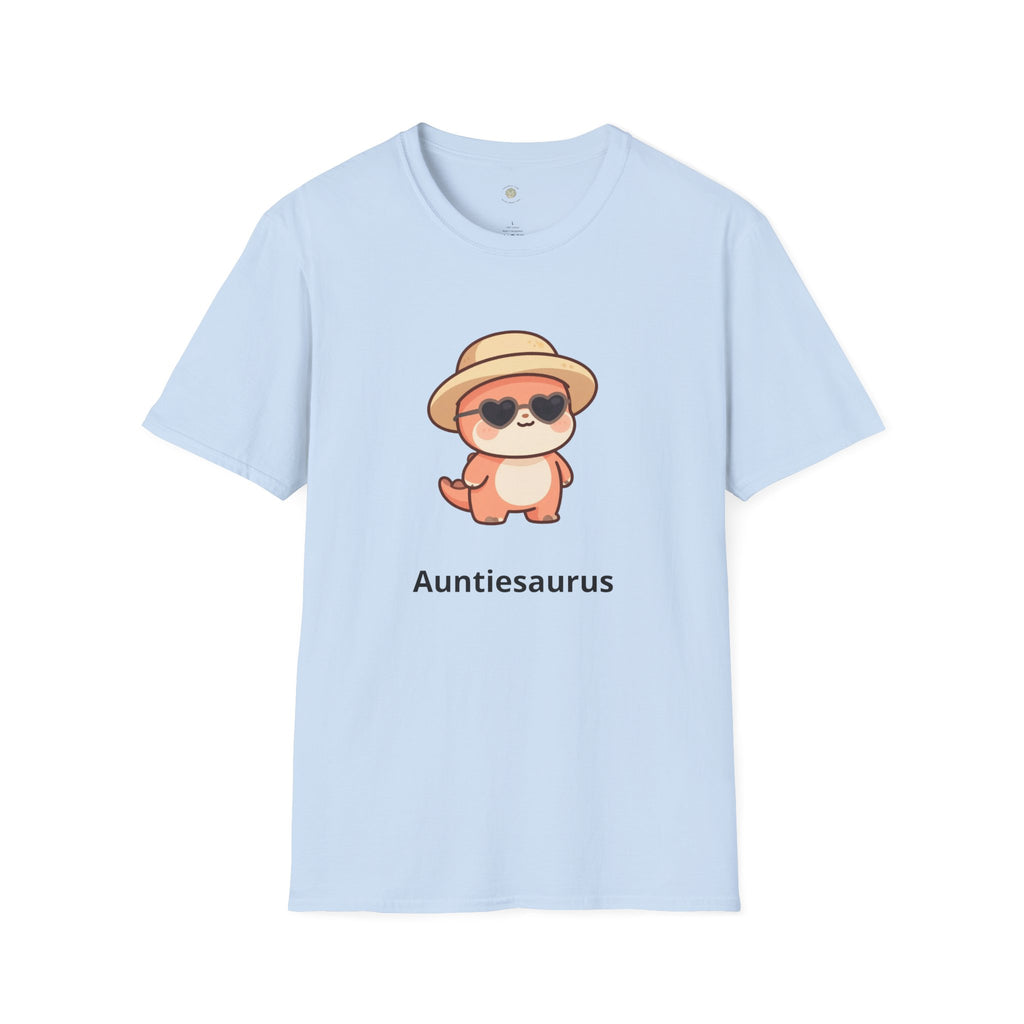 Personalized Auntie Dinosaur T-Shirt — Custom Name Gift Tee