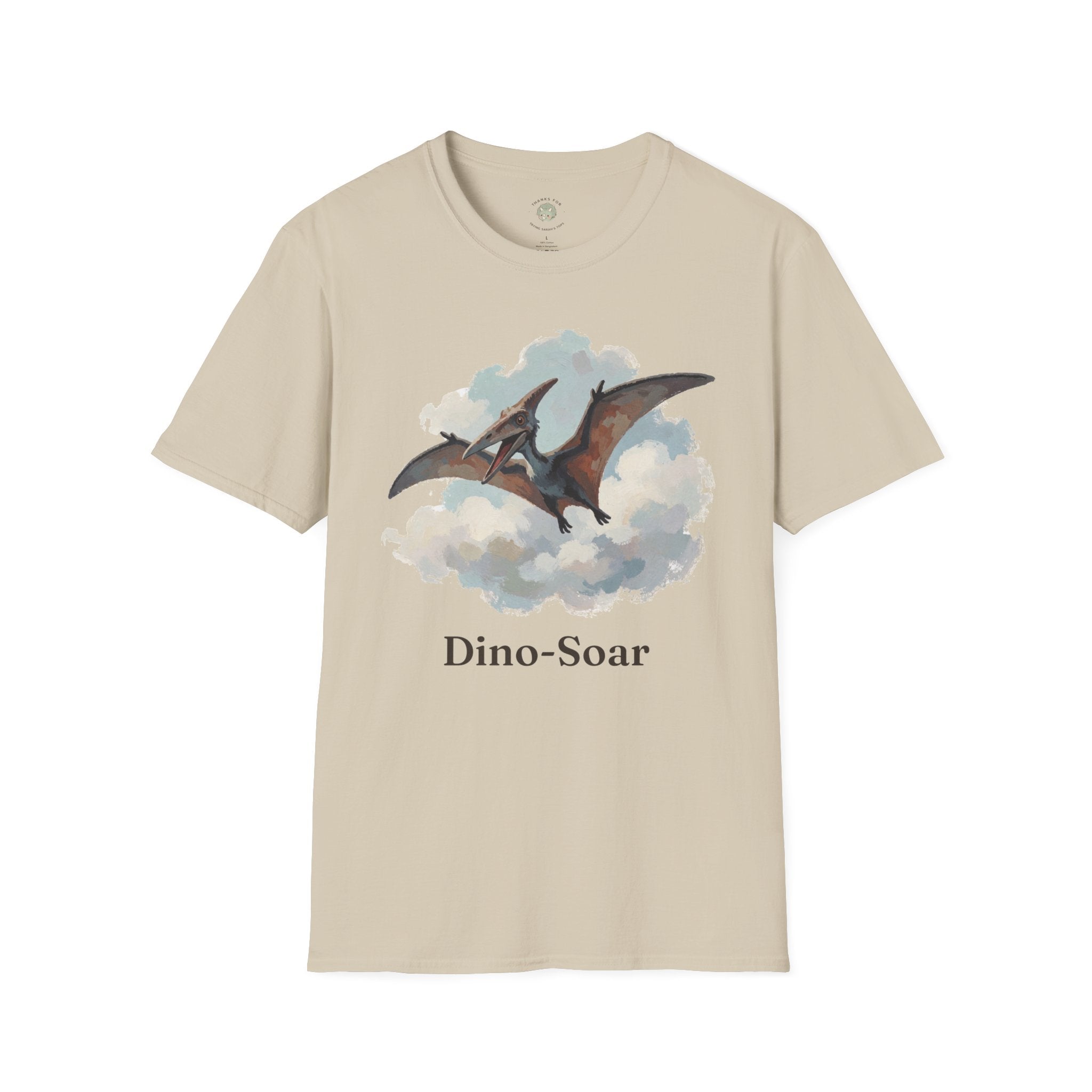 Dino-Soar T-Shirt — Cute Flying Pterodactyl Pun Graphic Tee