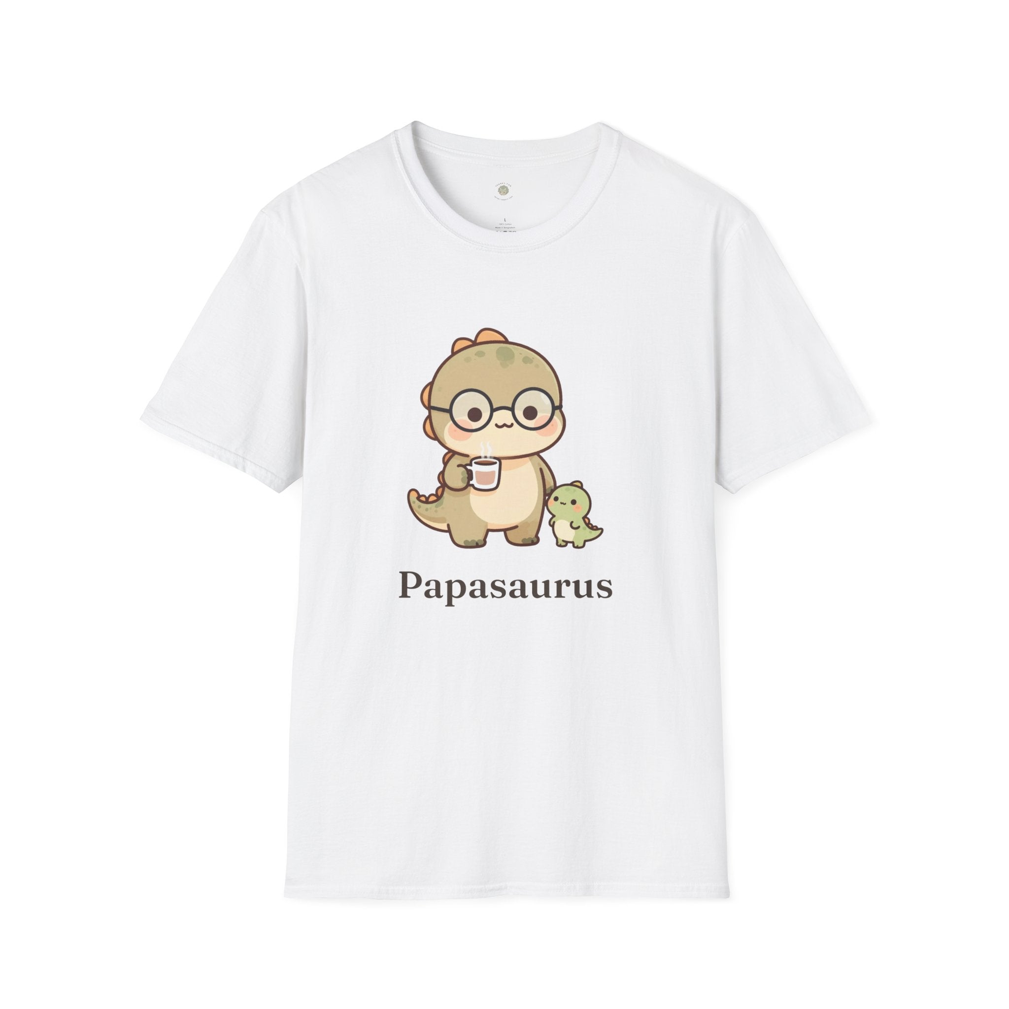Papasaurus T-Shirt — Cute Dad Dinosaur Father's Day Graphic Tee