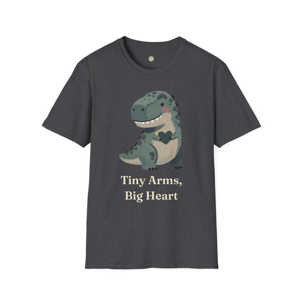 Tiny Arms, Big Heart T-Shirt — Cute Sweet T-Rex Love Graphic Tee