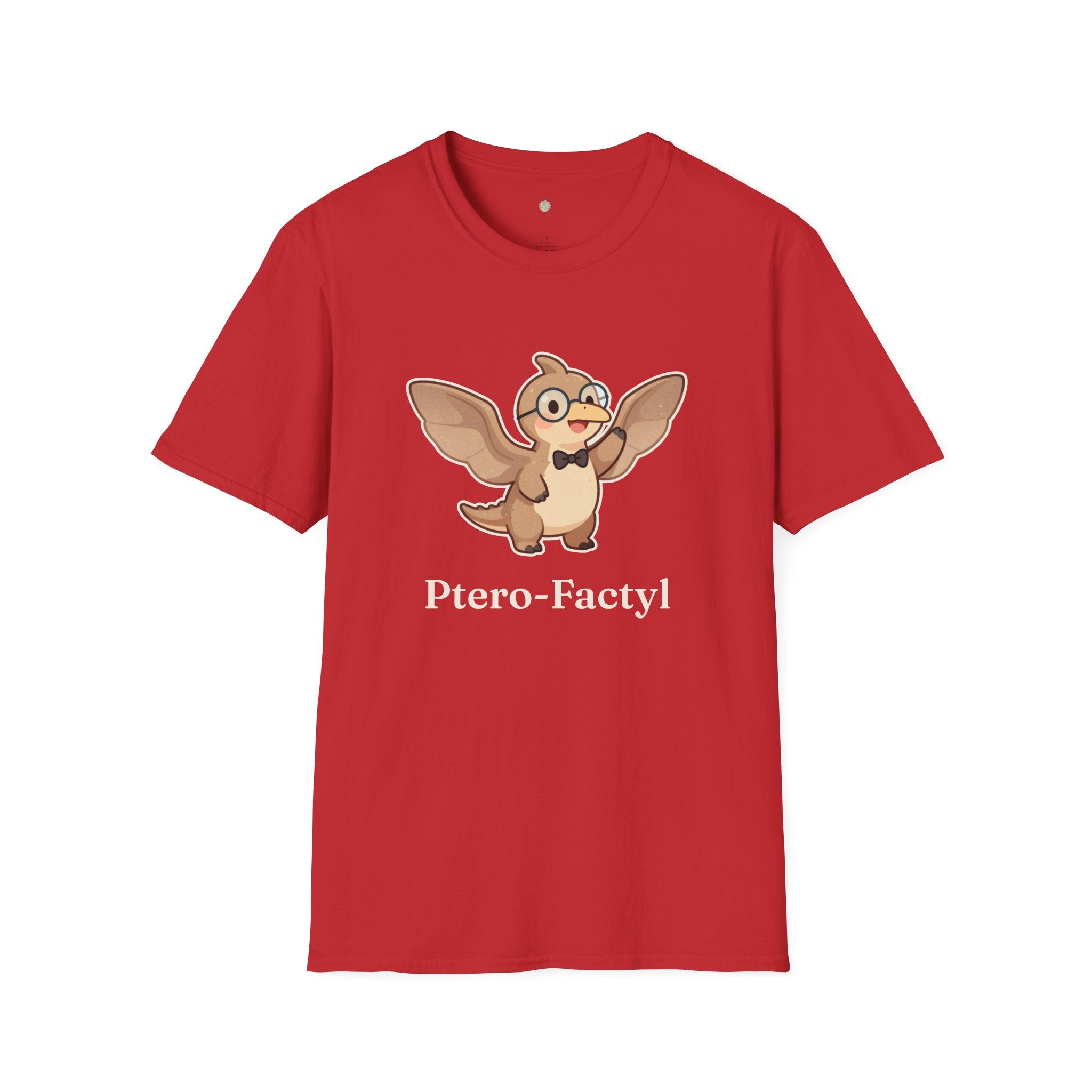 Ptero-Factyl T-Shirt — Funny Fun Facts Pterodactyl Dinosaur Graphic Tee