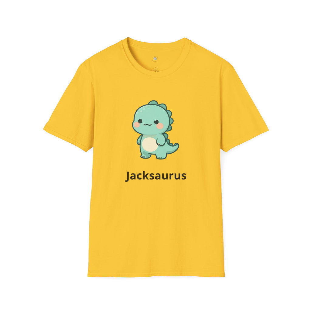 Personalized Boy Dinosaur T-Shirt — Custom Name Dino Tee