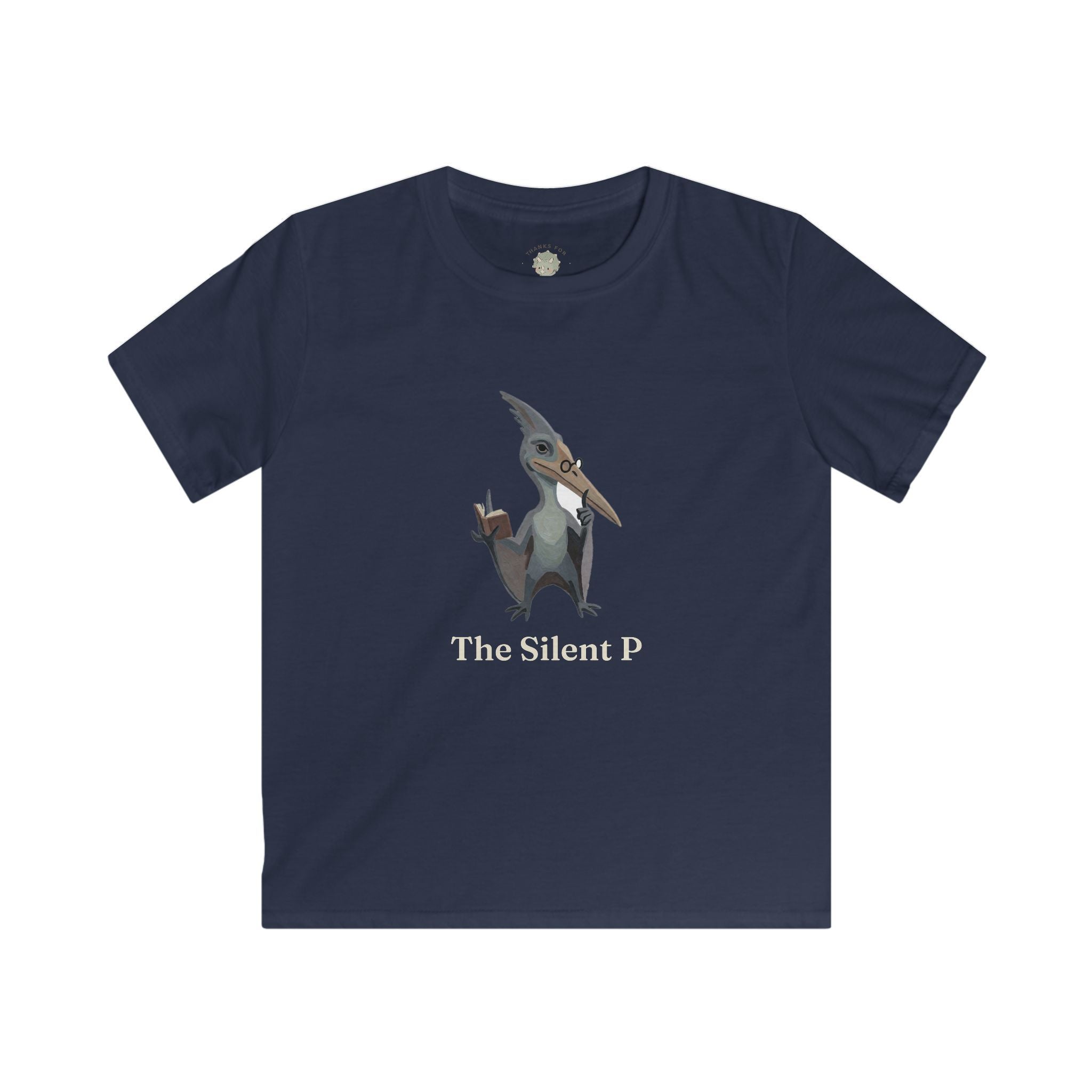 Kids The Silent P T-Shirt — Funny Pterodactyl Grammar Pun Graphic Tee