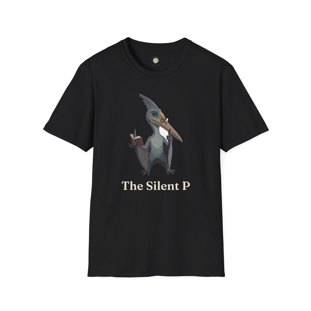 The Silent P T-Shirt — Funny Pterodactyl Grammar Pun Graphic Tee